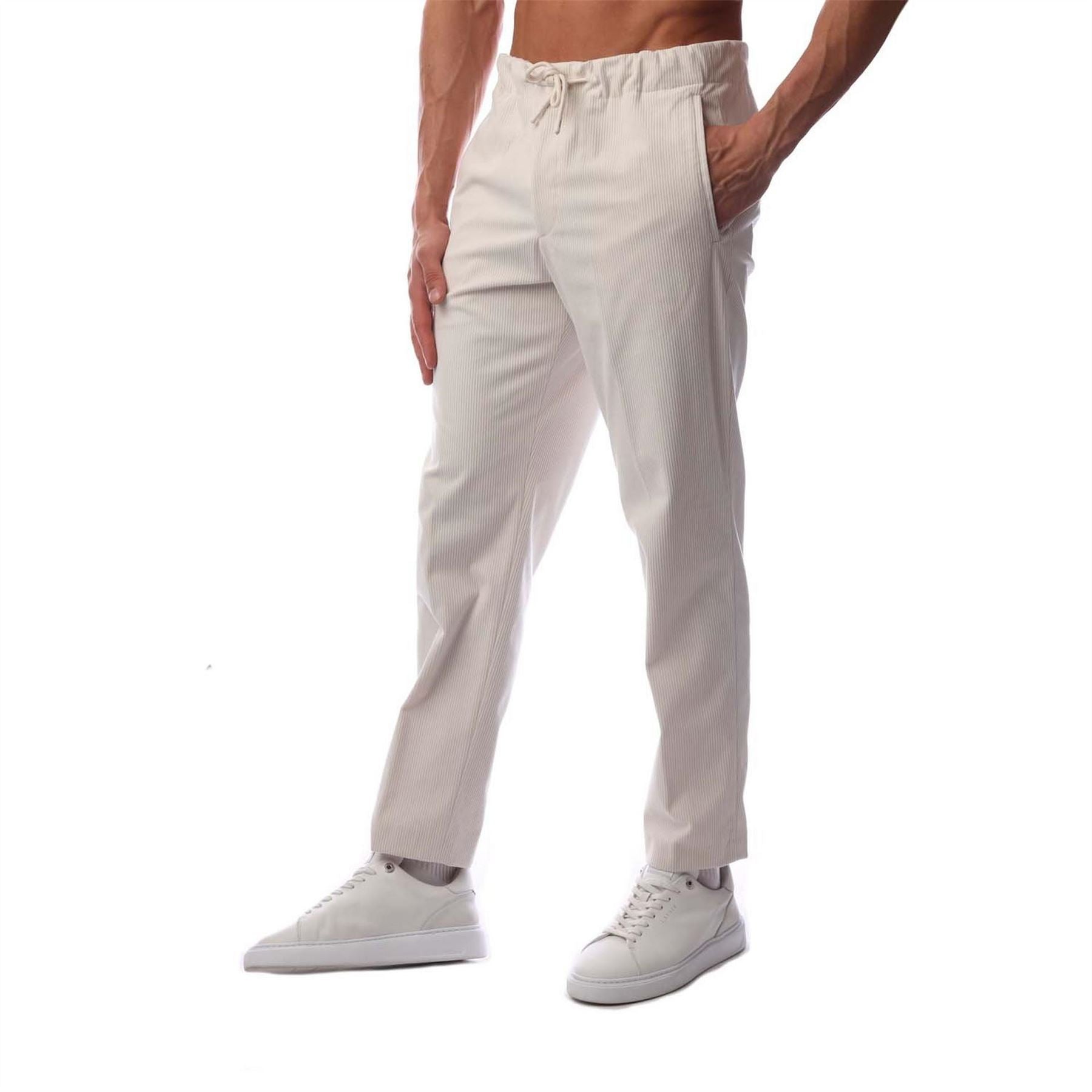Boss Perin Stripe Patterned Straight Pants