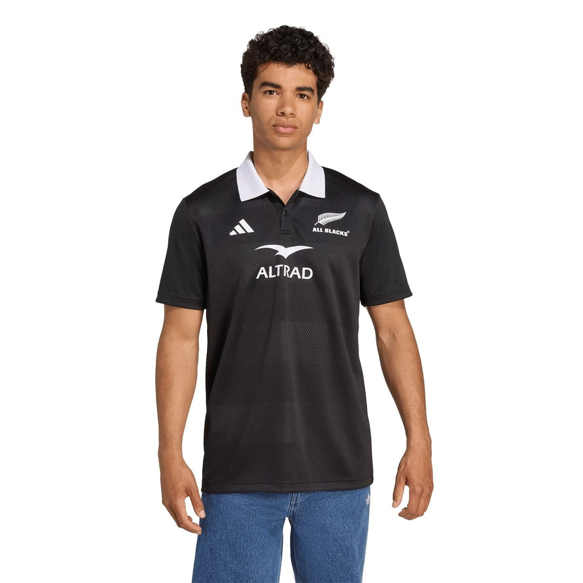adidas Mens All Blacks Supporters Polo Shirt 2025