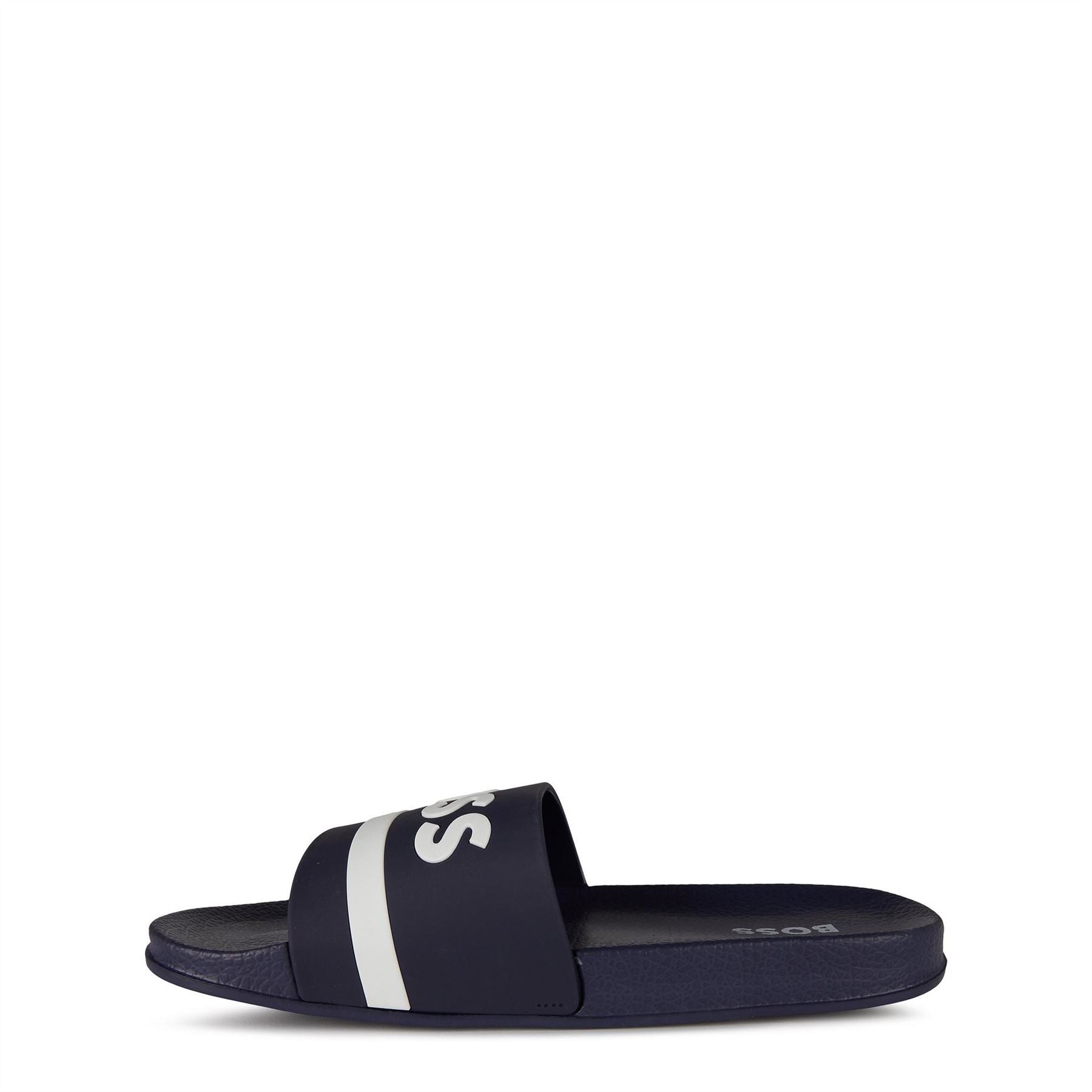 Boss Logo Sliders With Logo Design Sandals
