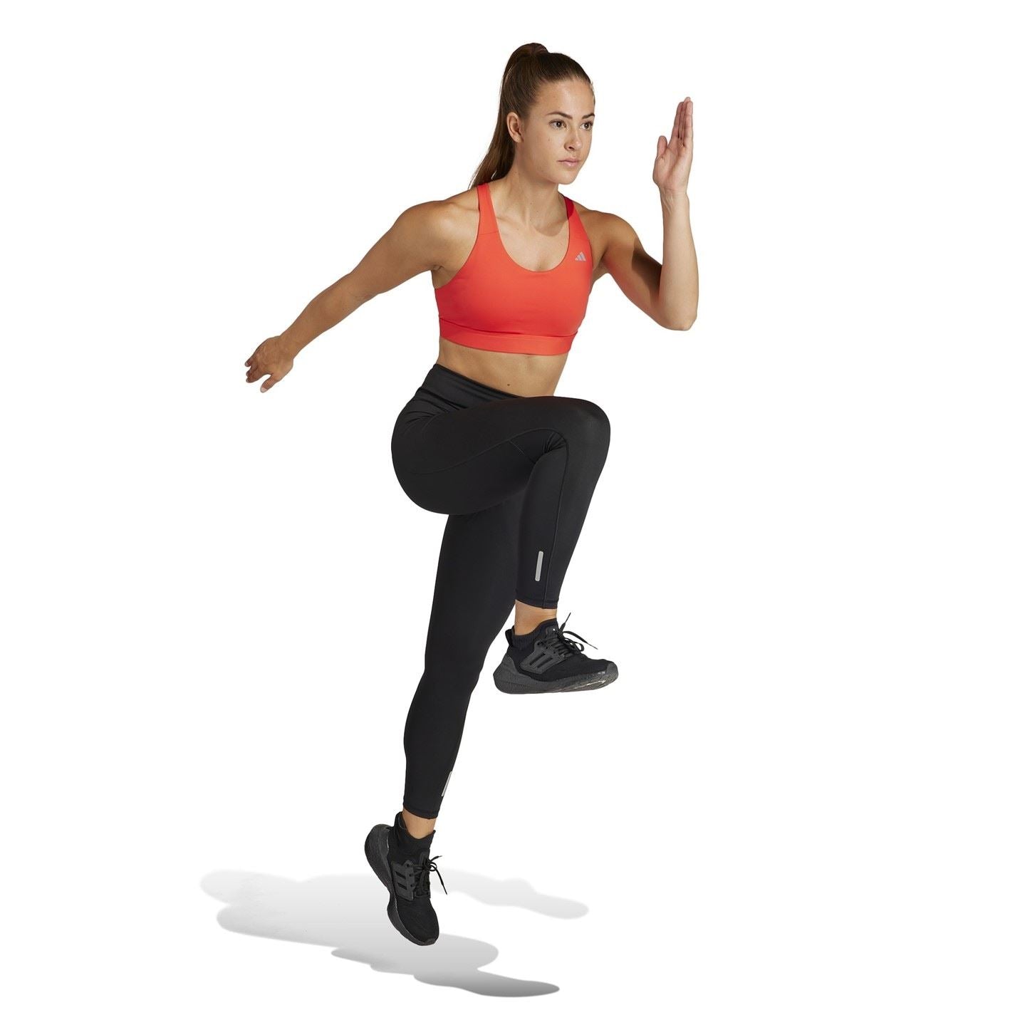 adidas Cropped Scoop Neck Sleeveless Bra