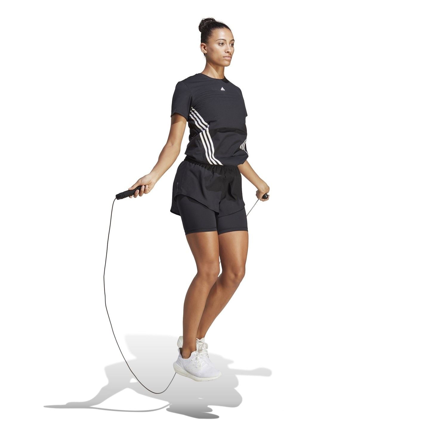 adidas Womens Hiit Heat.rdy Training 2 In 1 Shorts