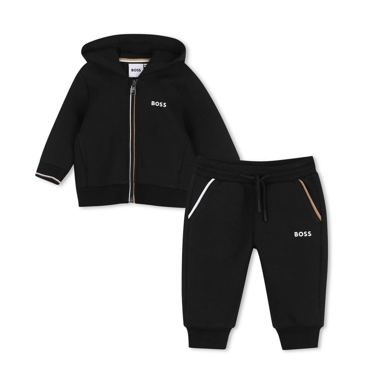 Boss Full Zip Fleece Top And Trouser Set