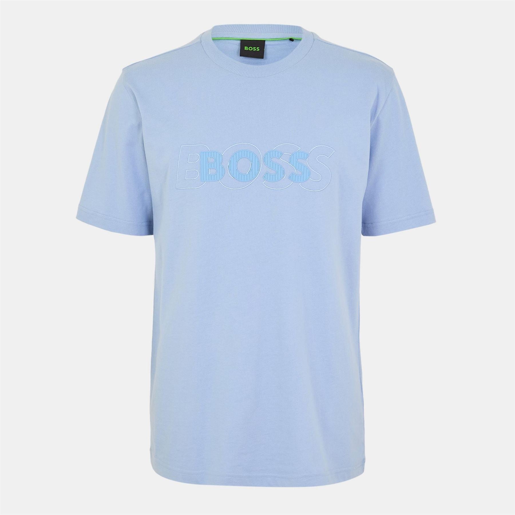Boss Embroidered Regular Fit Crew Neck T-Shirt