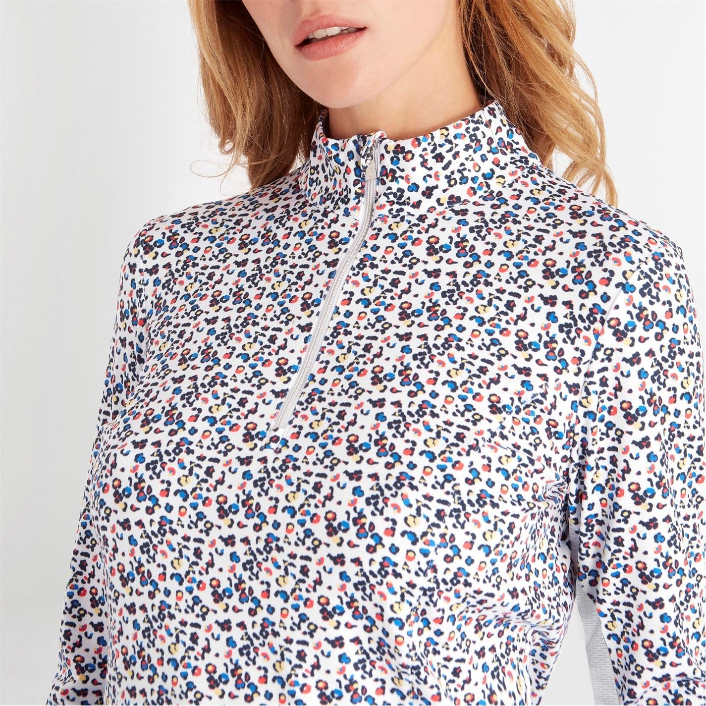 Calvin Klein Golf Regular Fit Mock Neck Long Sleeve Sweater