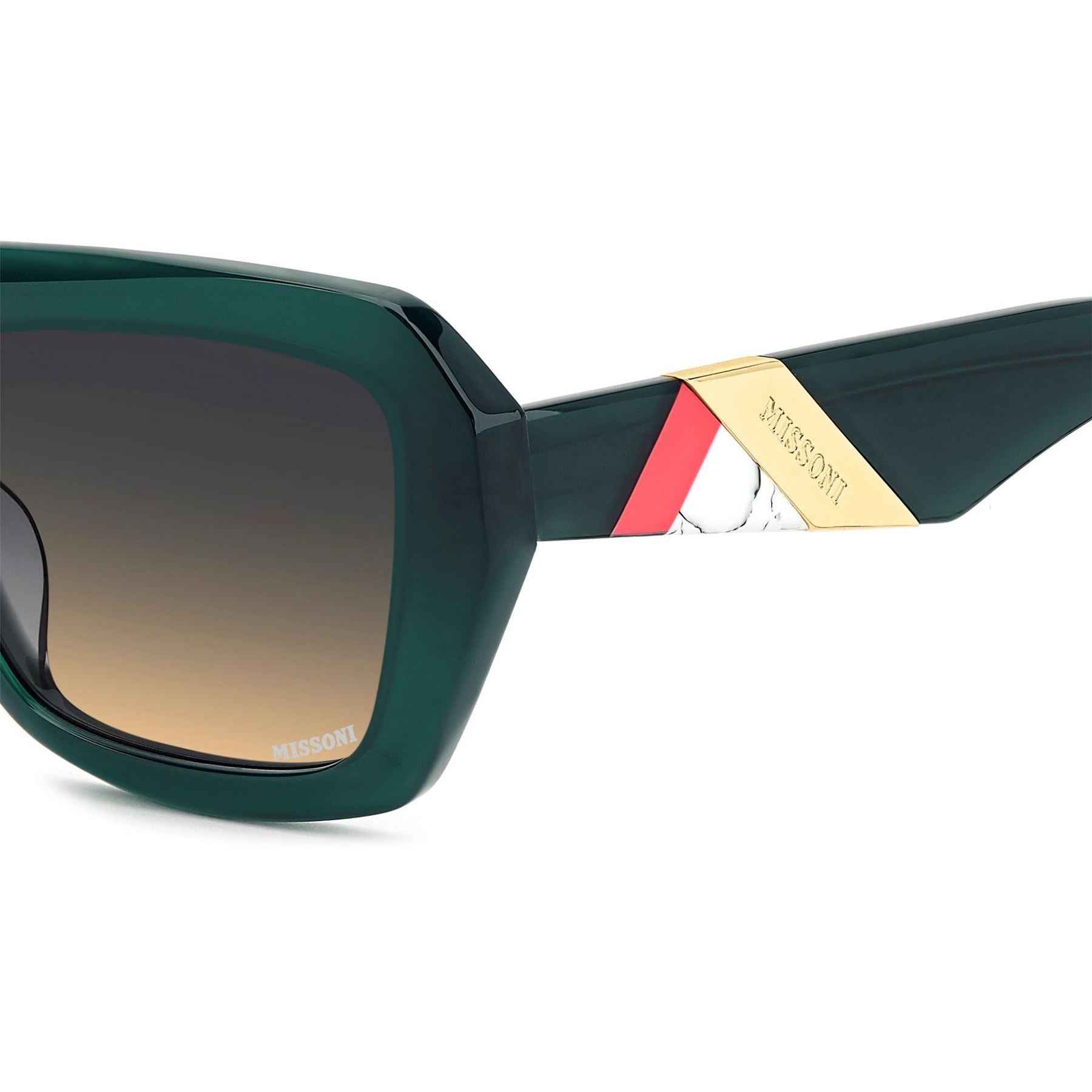 Missoni Rectangular Round Sunglasses