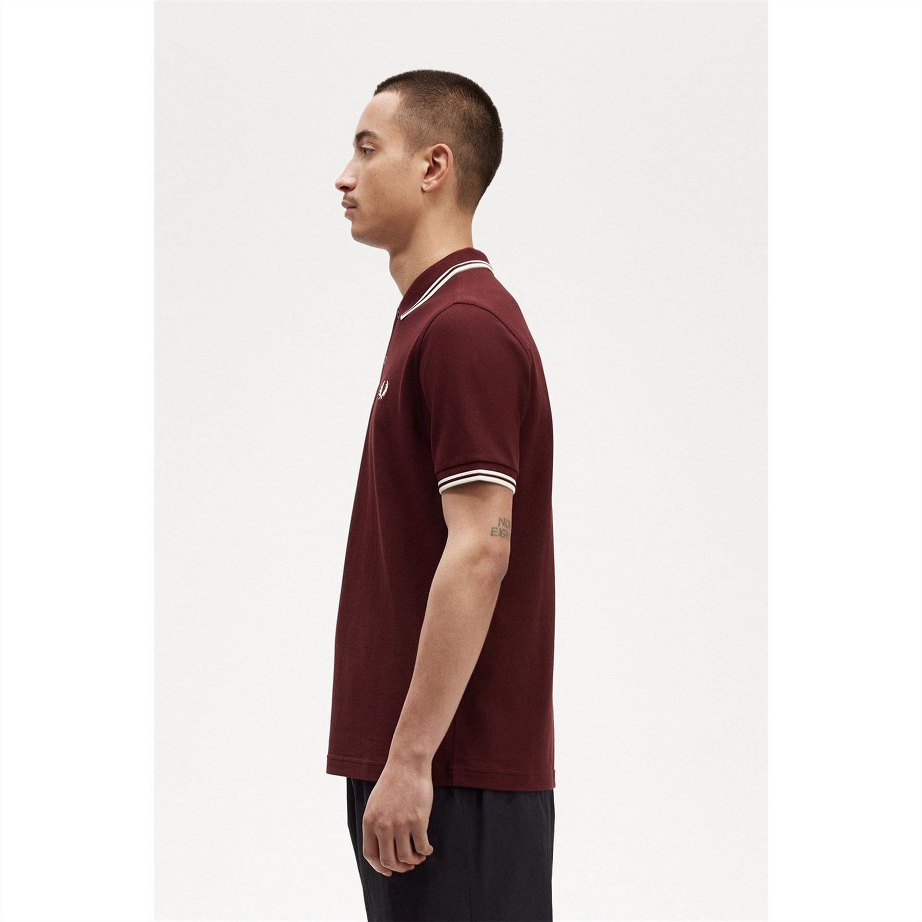 Fred Perry Sleeve Twin Tipped Polo Shirt