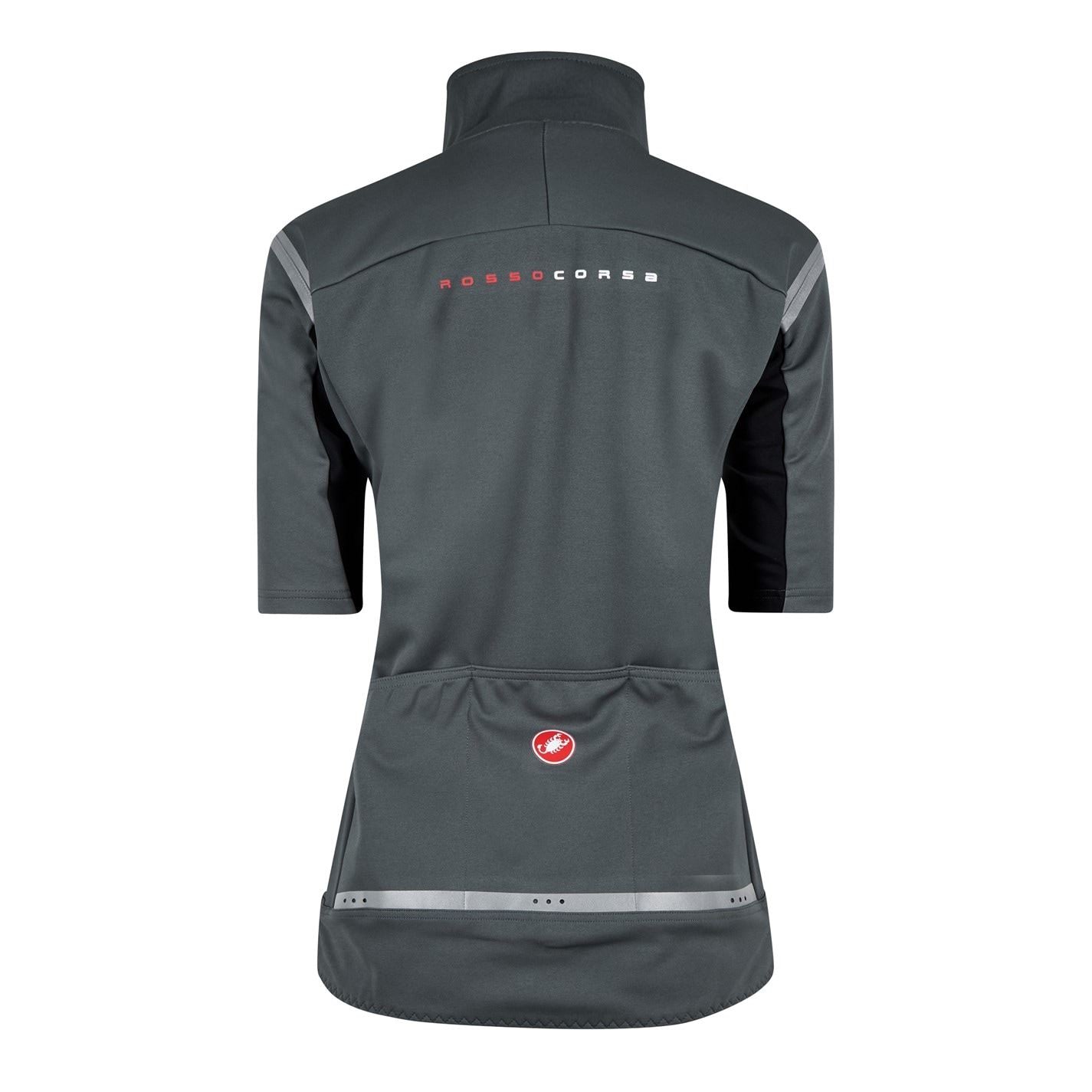 Castelli Womens Gabba Short Sleeve Zip Up Jersey Top