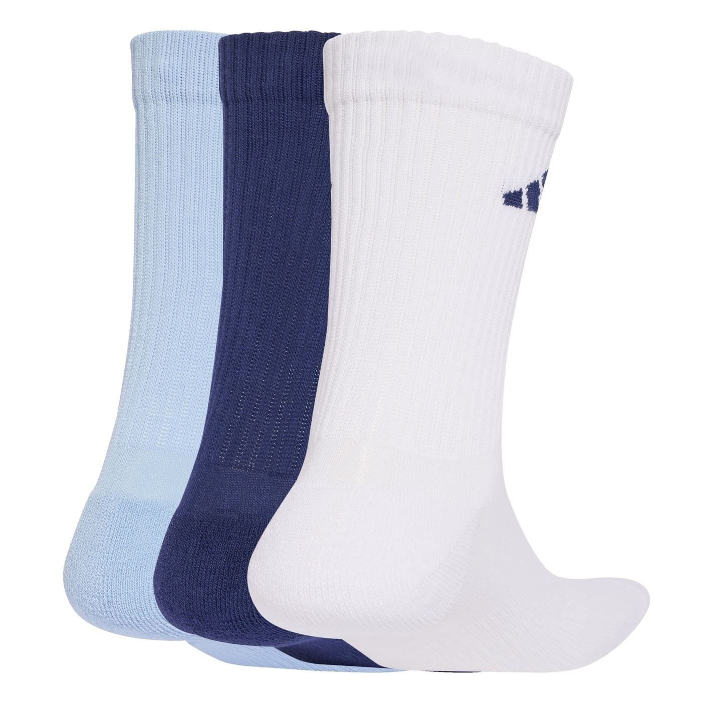 adidas 3 Pack Crew Socks Adults