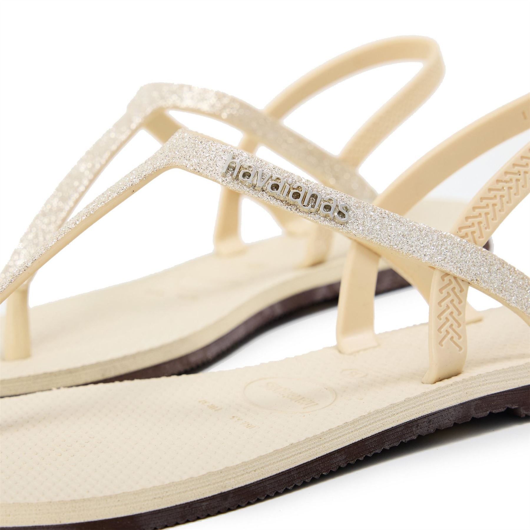 Havaianas Solid Patterned Toe Post Sandals with Thong Toe