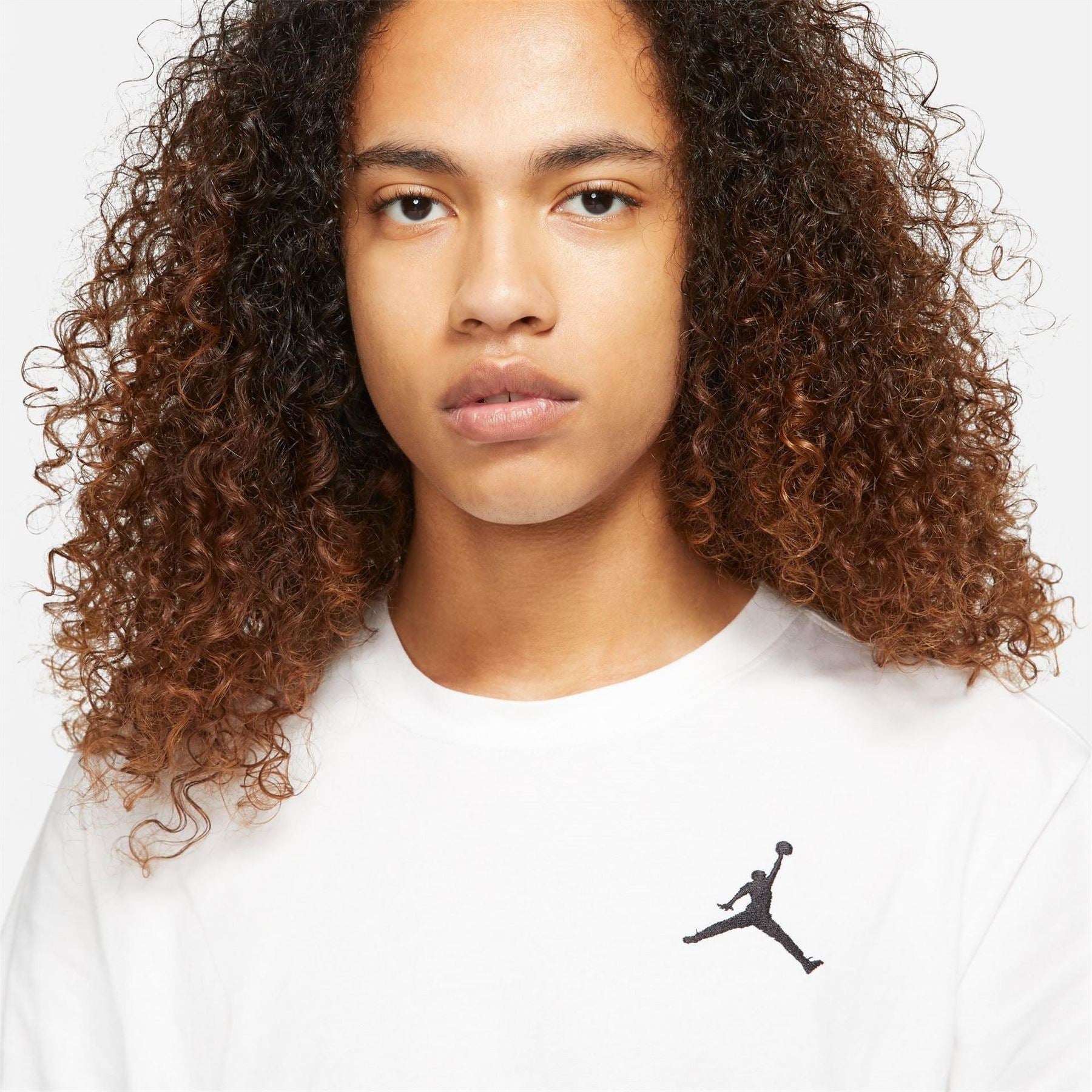 Air Jordan Regular Fit Small Logo Print Crew Neck T-Shirt