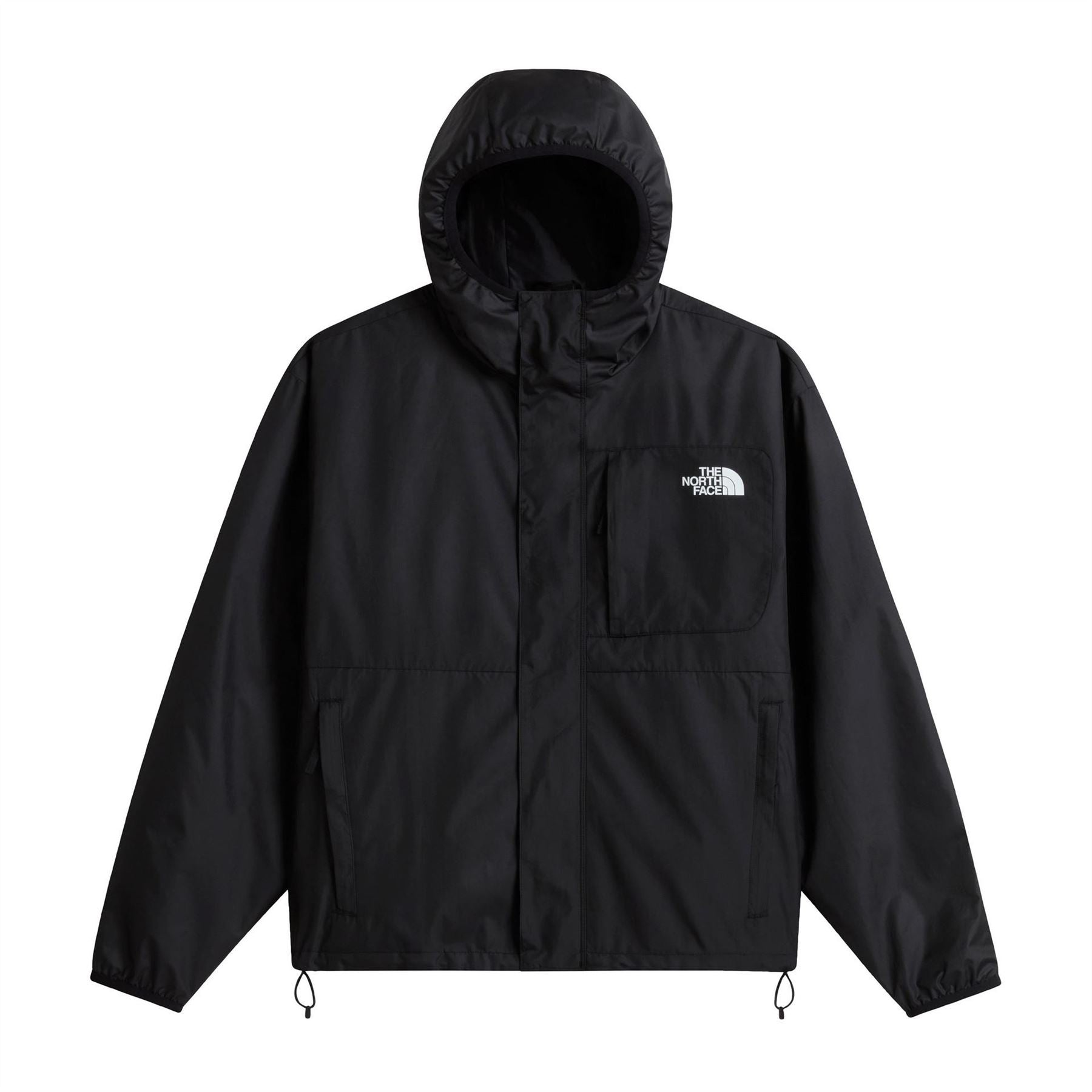 The North Face Nuketo Color Block Hooded Snap Button Softshell Windbreaker