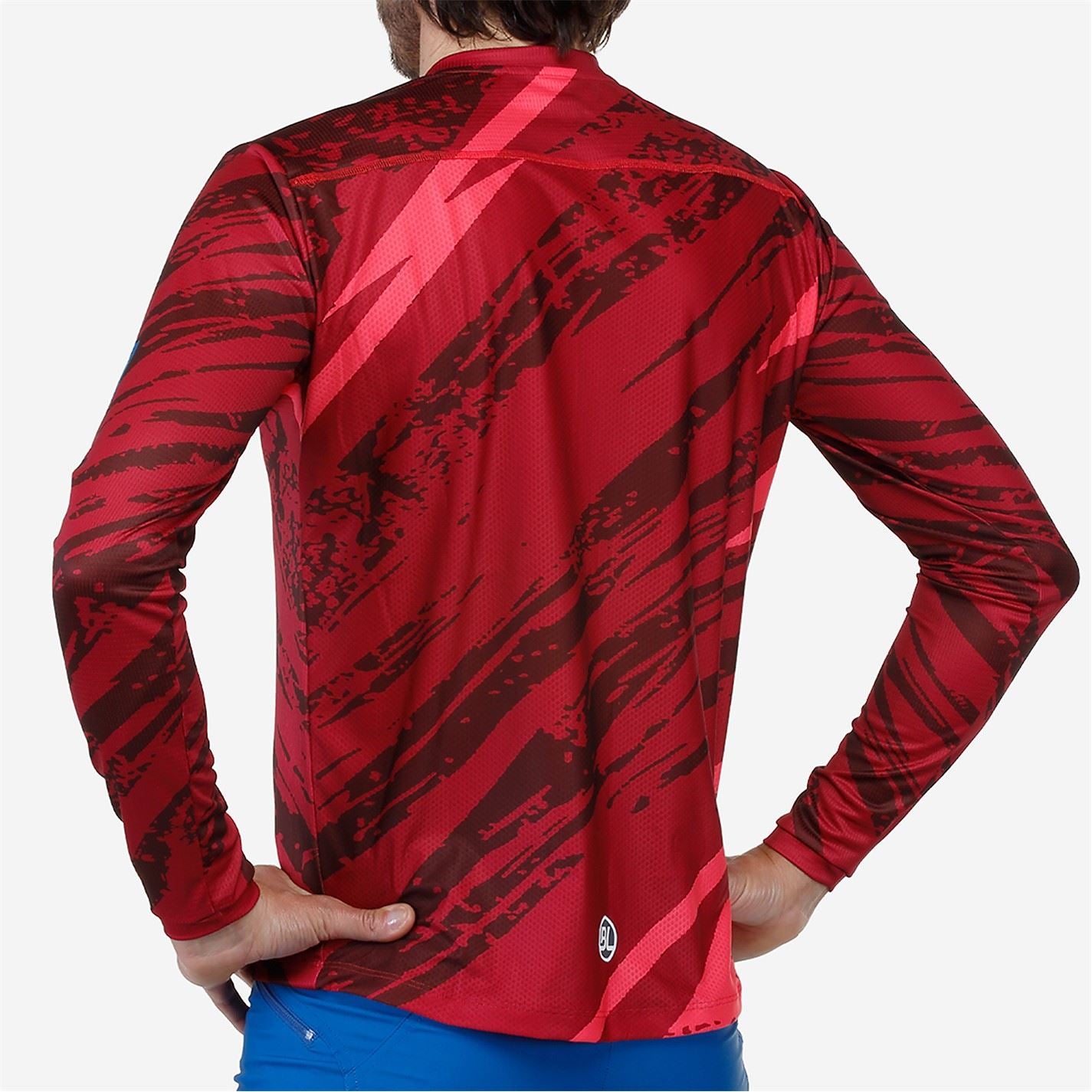 Bicycle Line Ponente UPF 30+ V Neck Long Sleeve Cycling Jersey