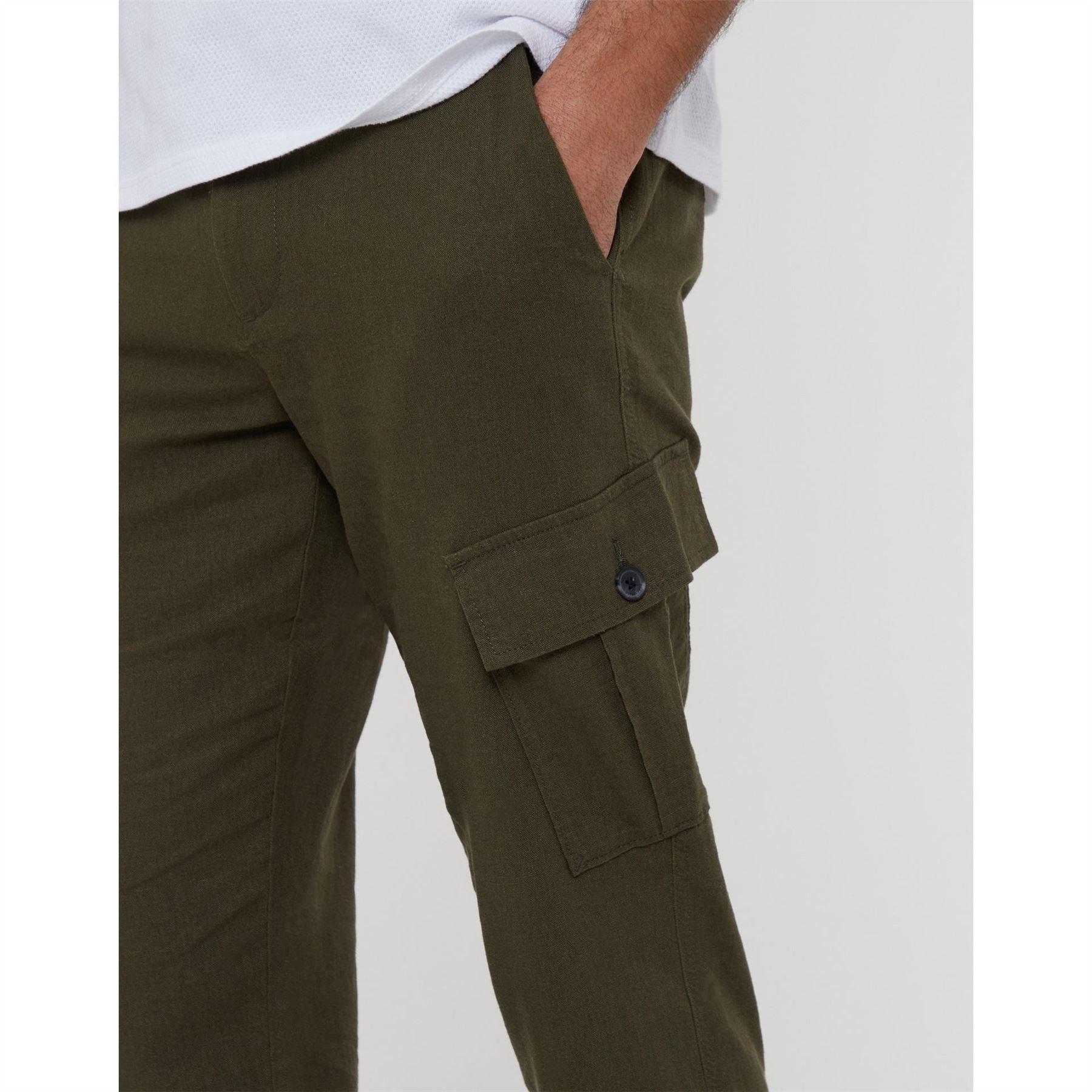 Threadbare Rmsy Solid Patterned Straight Cargo