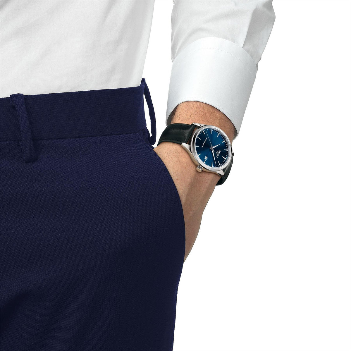Tissot Classic Dream Stainless Steel Leather Strap Automatic Watch
