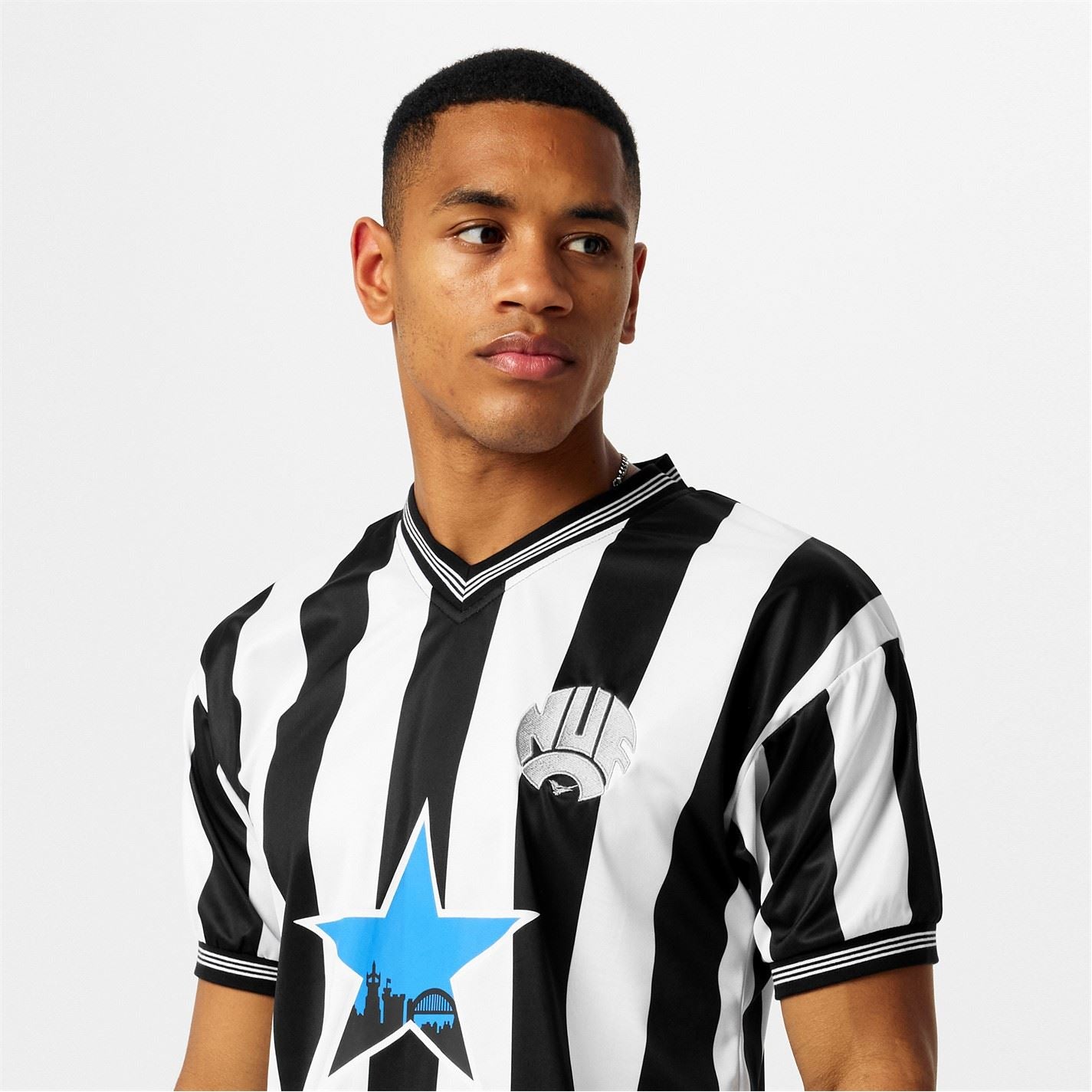 Score Draw Newcastle United 84 Home Shirt Adults