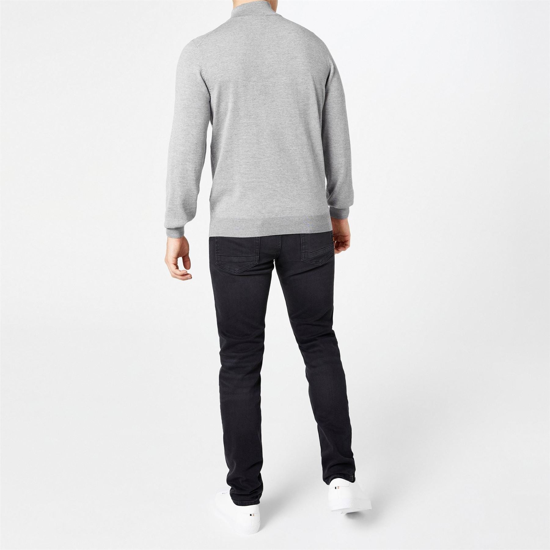 Boss Taber Mid Rise Stretch Tapered Fit Tapered Jeans