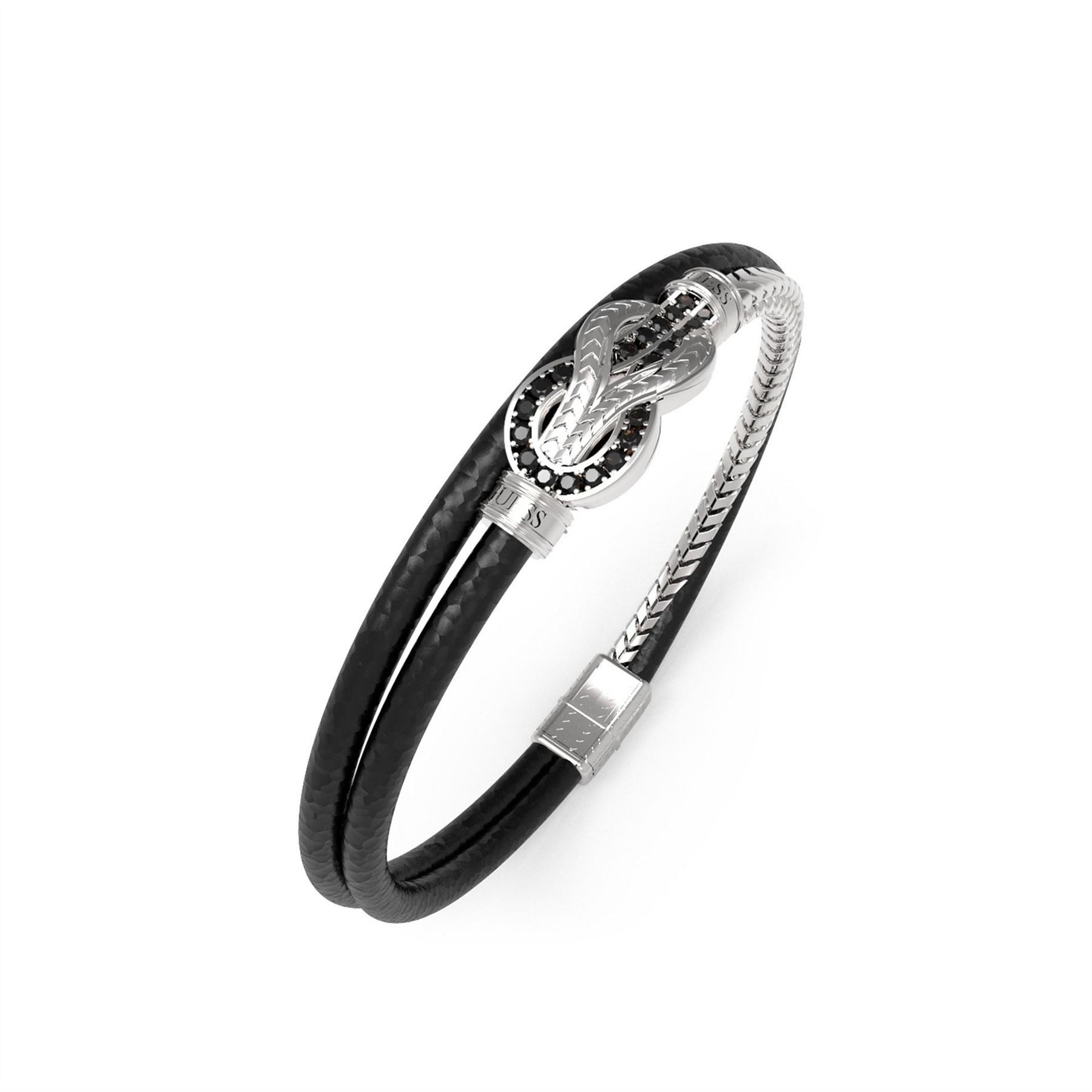 Guess Crystals Leather Bracelet