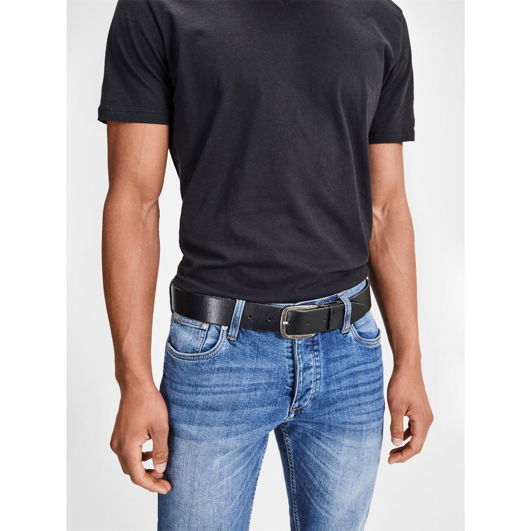 Jack and Jones Paul Leather Belt Mens
