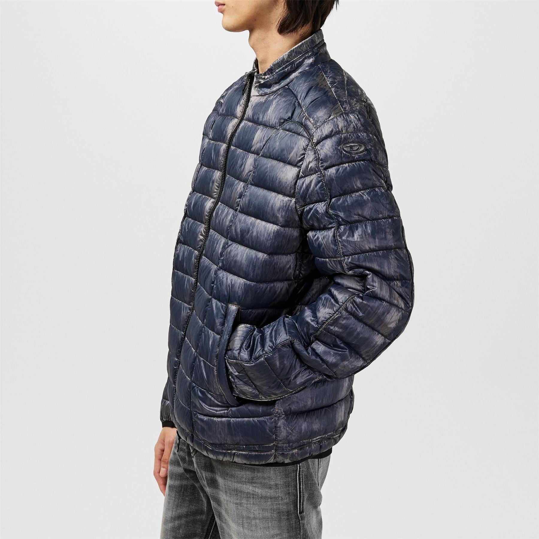 Diesel Pilot Mock Neck Puffer Jacket