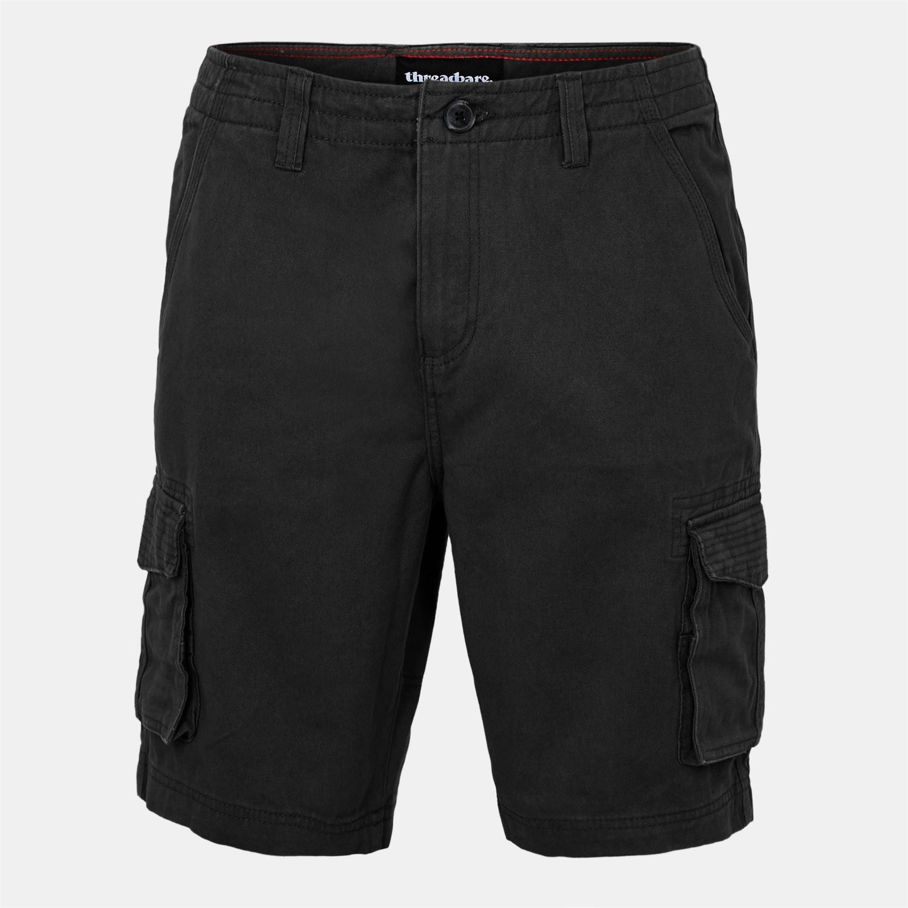 Threadbare Bute Solid Cargo Shorts