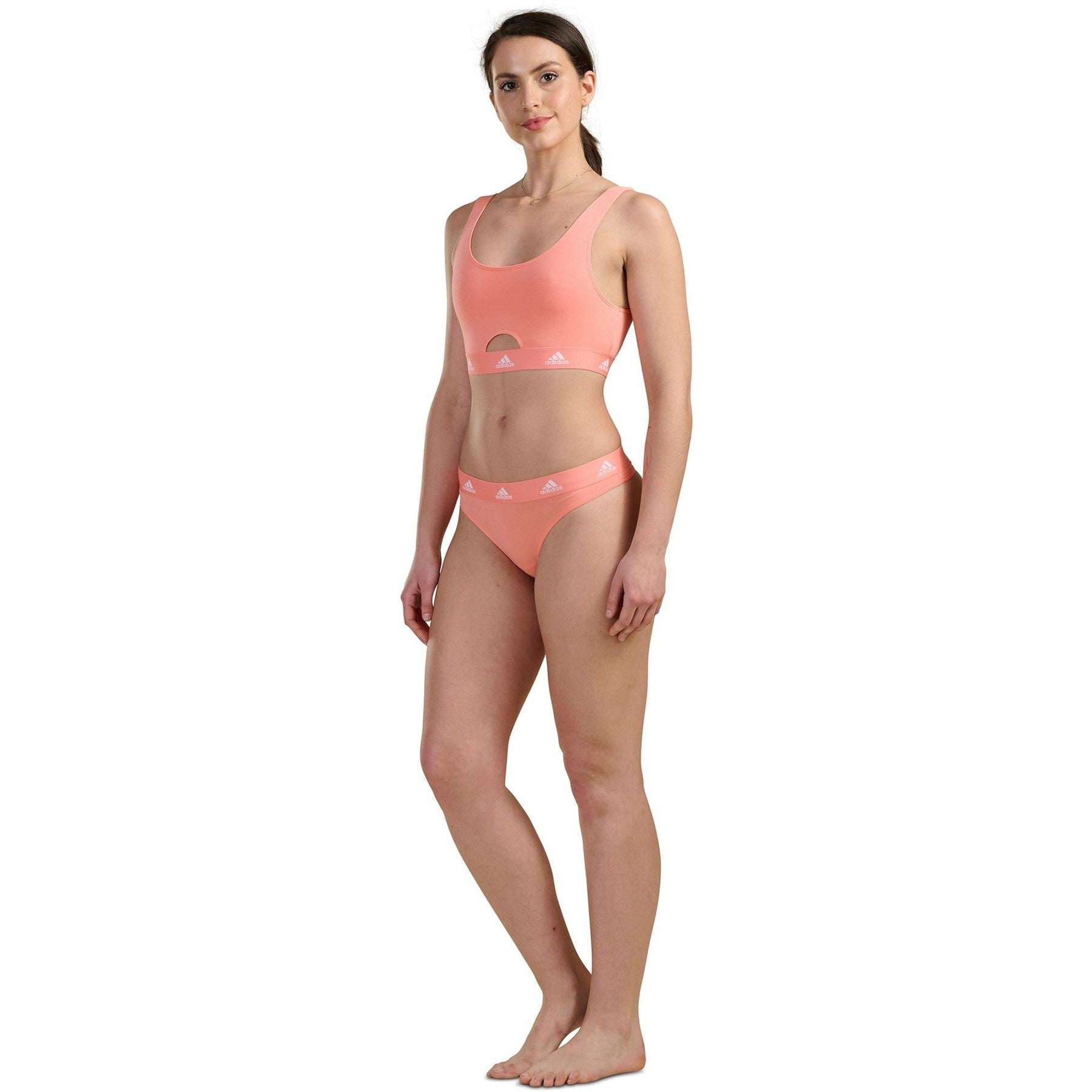 adidas 3 Pack Active Comfort Cotton Thong