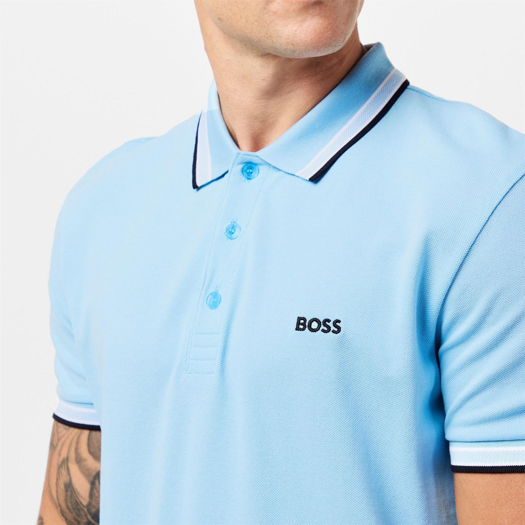 Boss BOSS GREEN Paddy Polo Shirt with Contrast Tipping