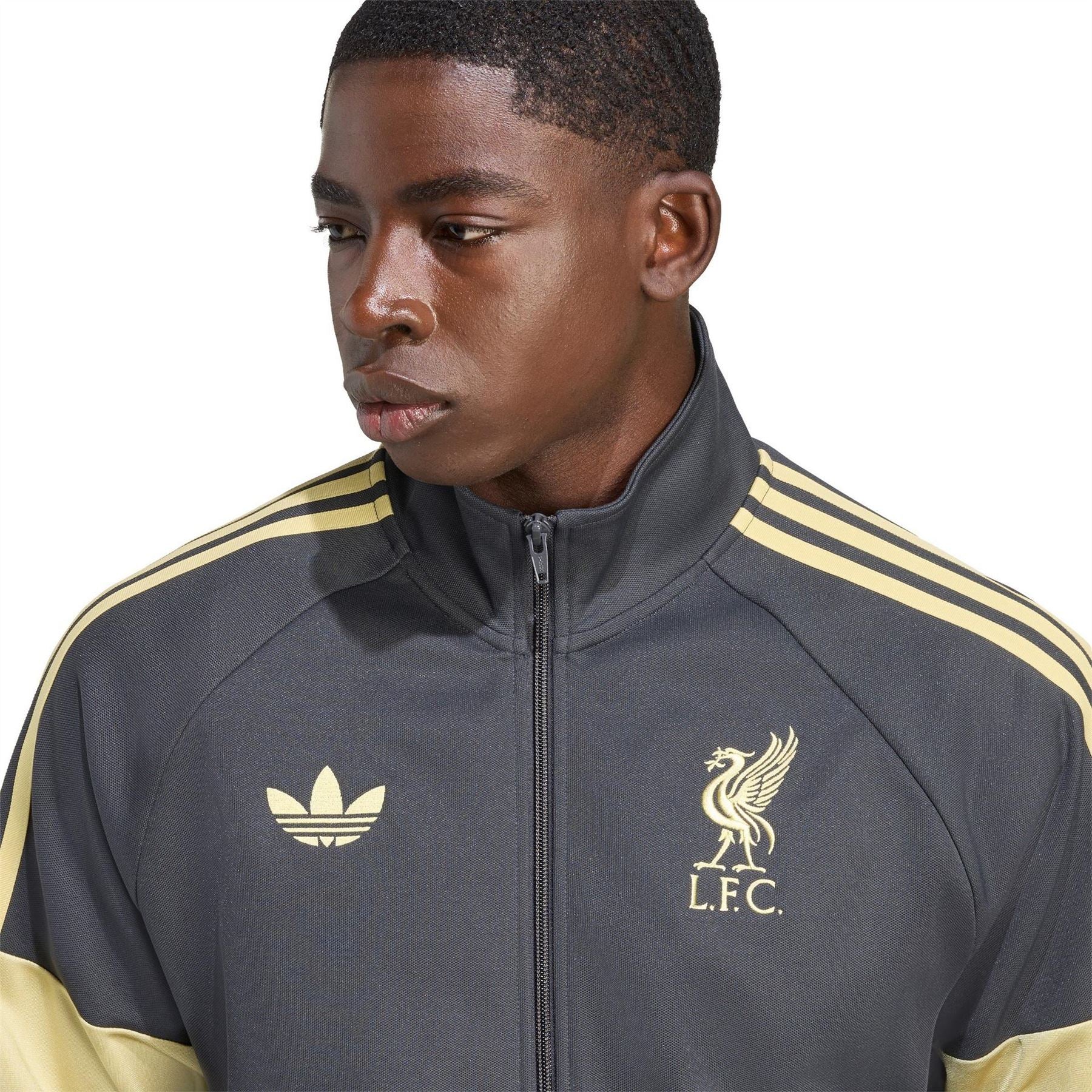 adidas Liverpool Football Club Funnel Neck Raglan Sleeve Jersey