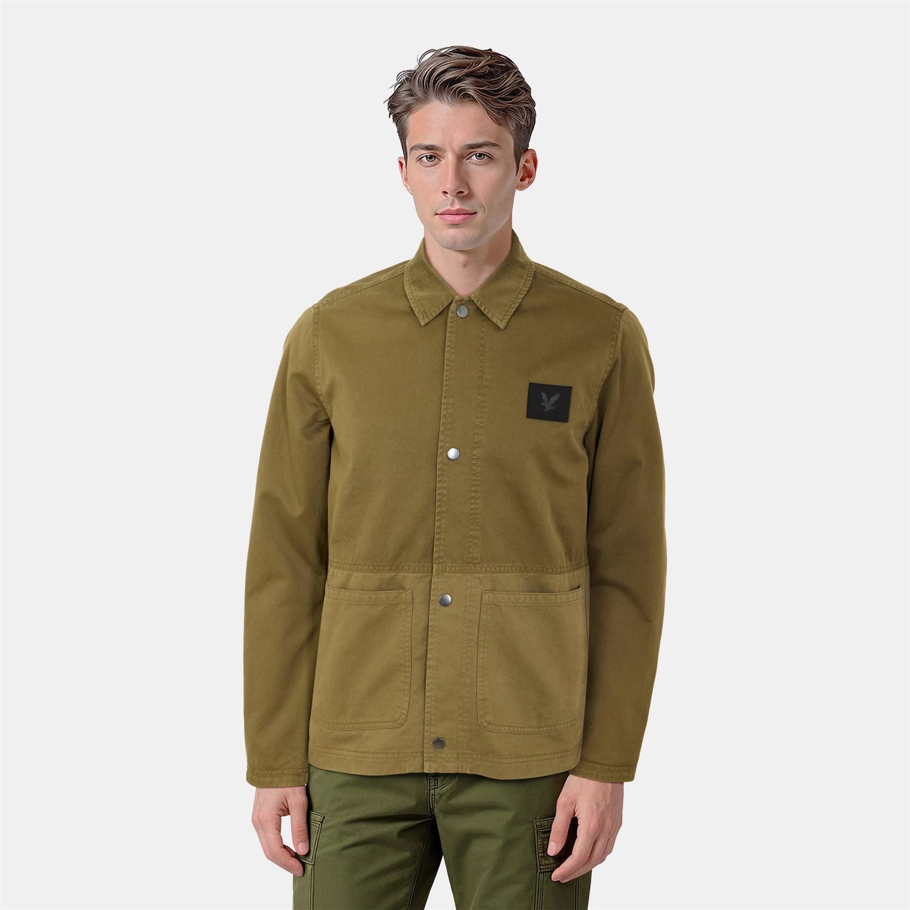 Lyle and Scott Collared Neck Regular Fit Chore Coat