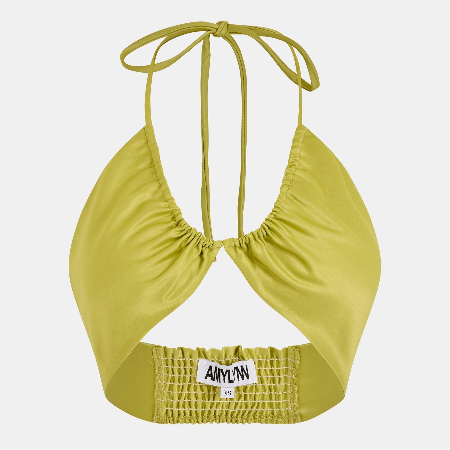 AmyLynn Halter Neck Slim Fit Bralet Top