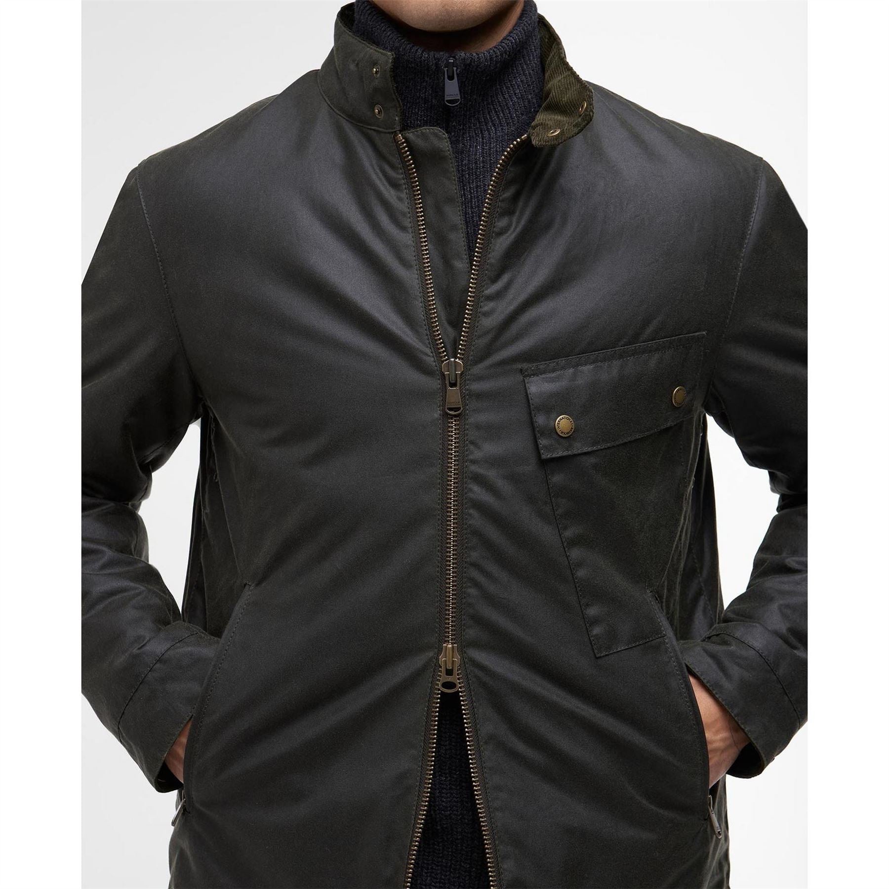 Barbour International Chard Waxed Jacket