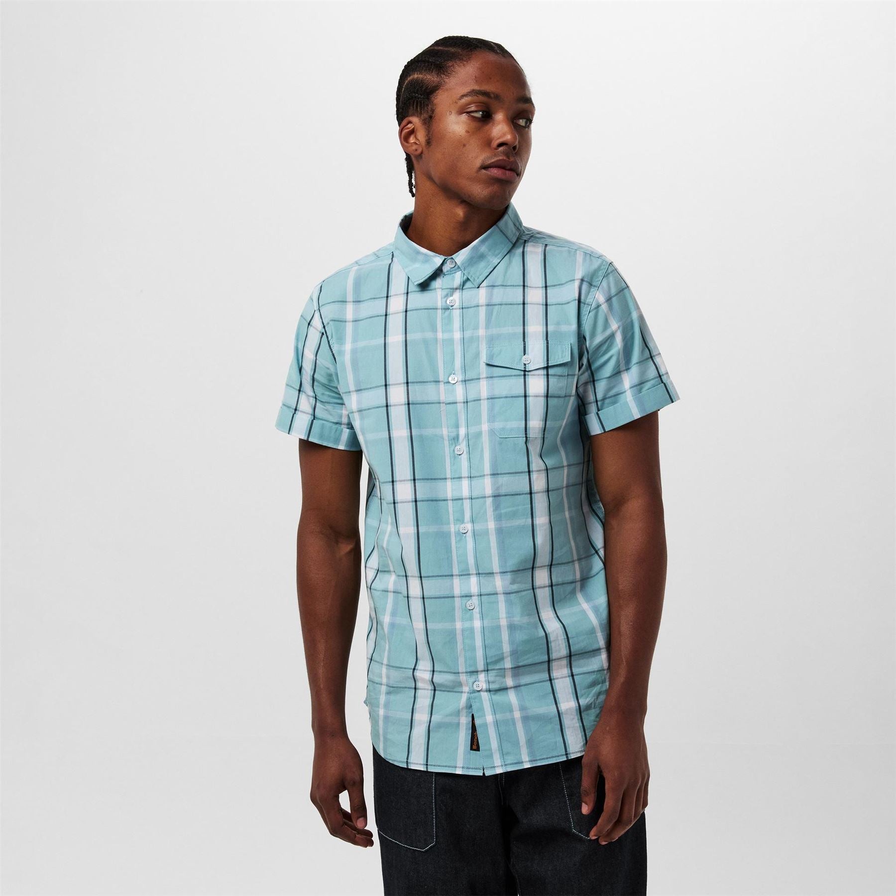 Bench Collared Neck Short Sleeve Regular Fit Shirt