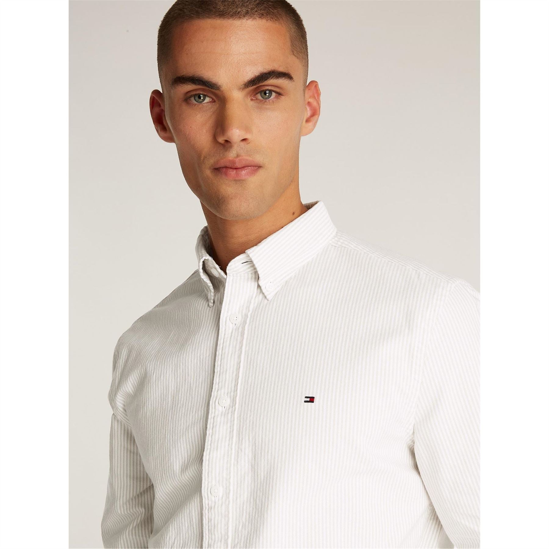 Tommy Hilfiger 1985 Flex Oxford Stripe  Shirt