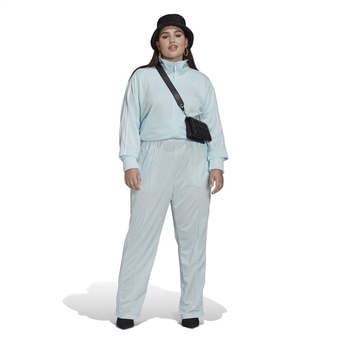 adidas Originals Womens Adicolor Classics Firebird Plus Size Tracksuit Bottoms