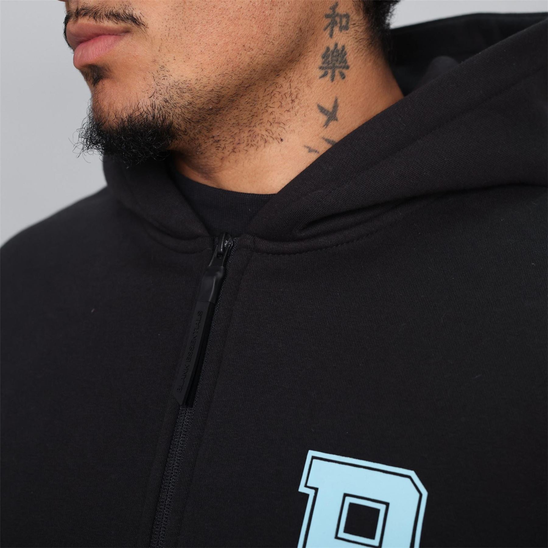 Blank Essentials Collegiate Zip Through Hoodie