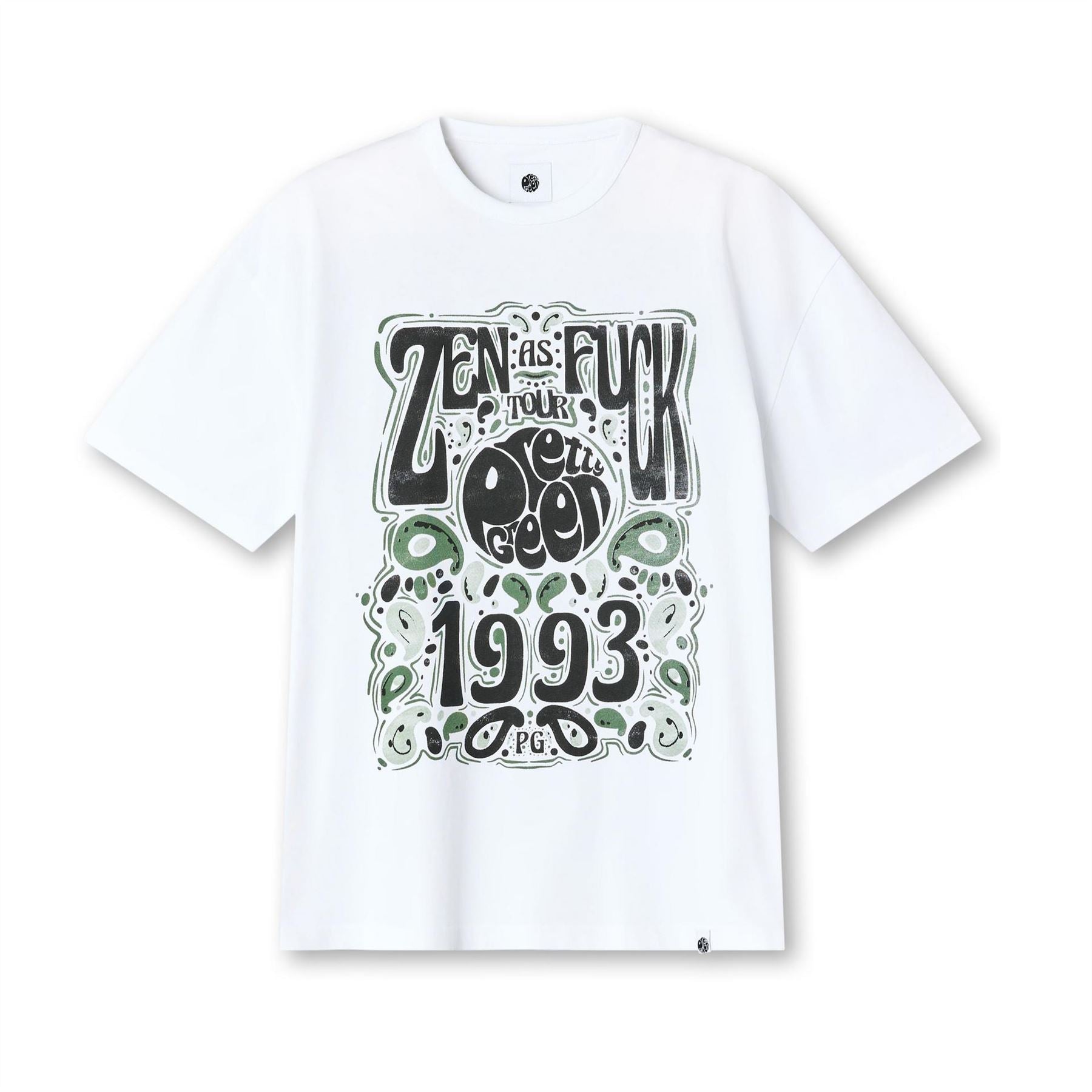 Pretty Green Regular Fit Lettering Crew Neck T-Shirt