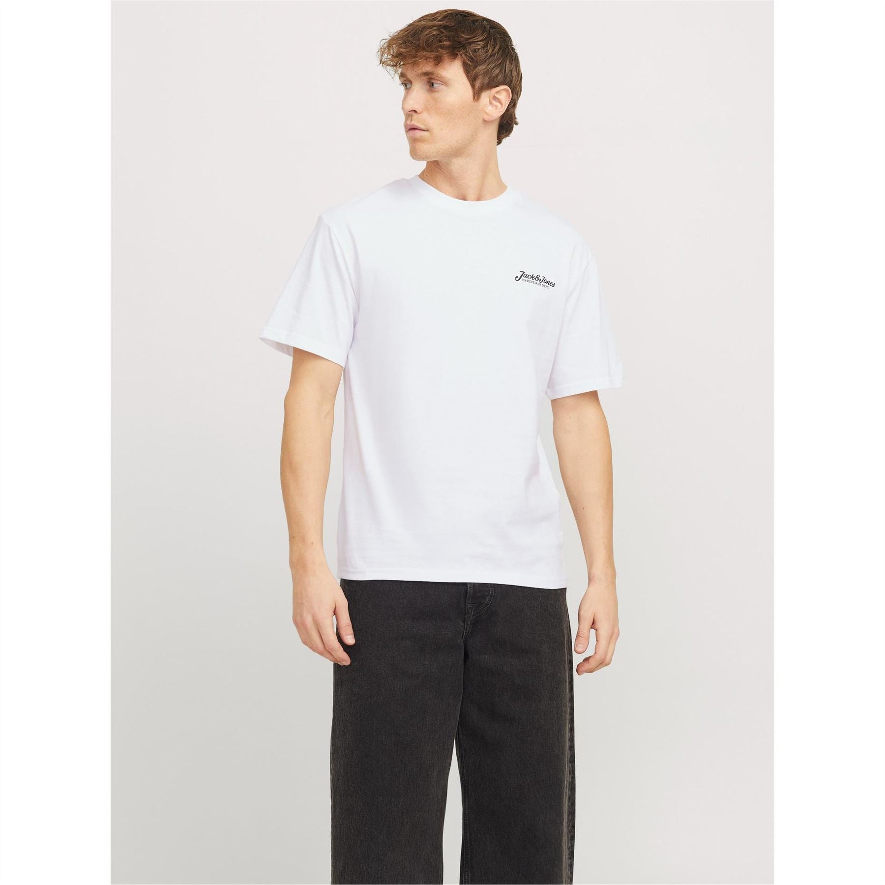 Jack and Jones Jj Short Sleeve Logo Regular Fit T-Shirt