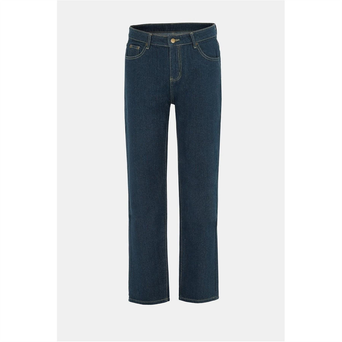 Firetrap Cotton Mid Rise Straight Leg Jeans