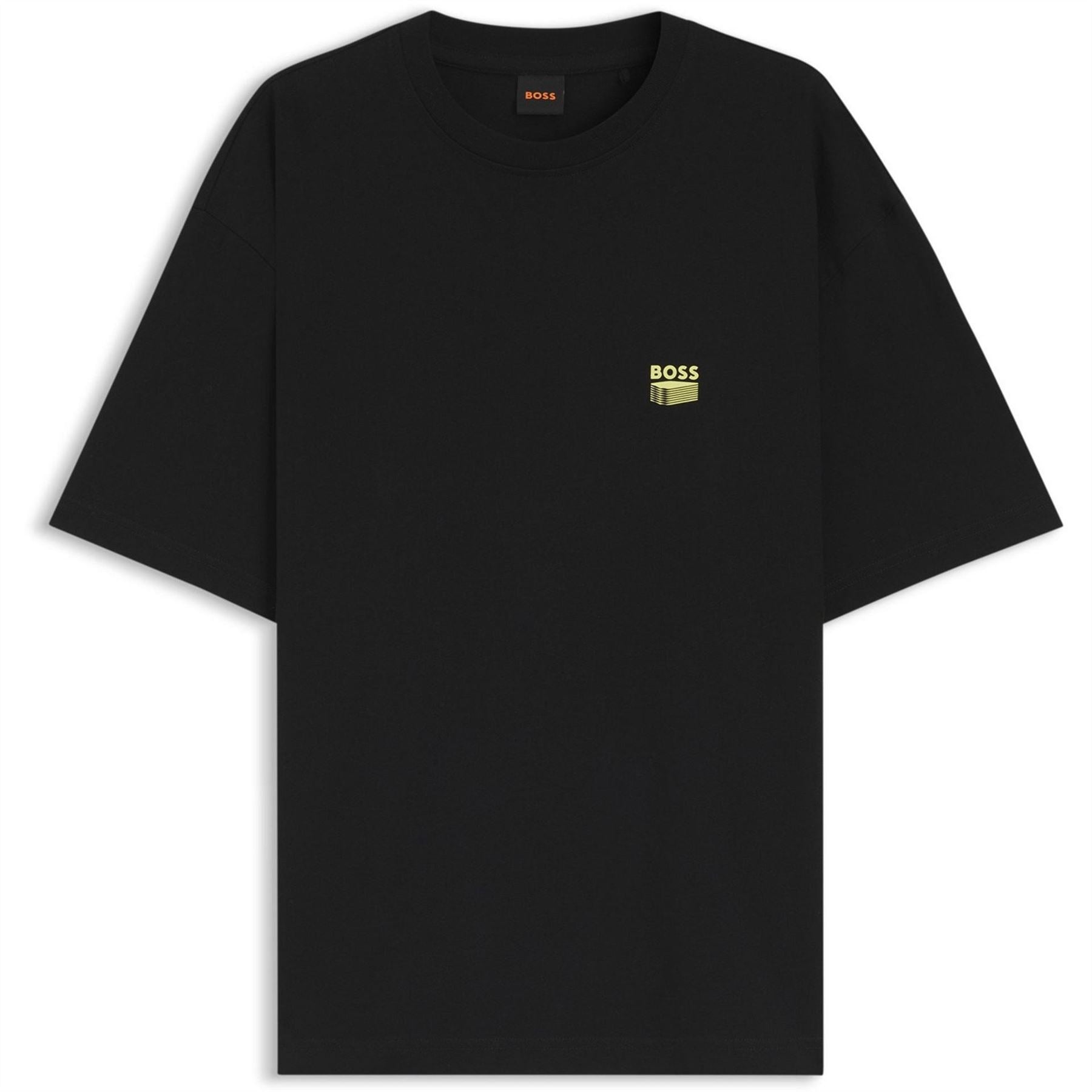 Boss Orange Cotton Jersey T-Shirt With Printed Brutalism Artwork