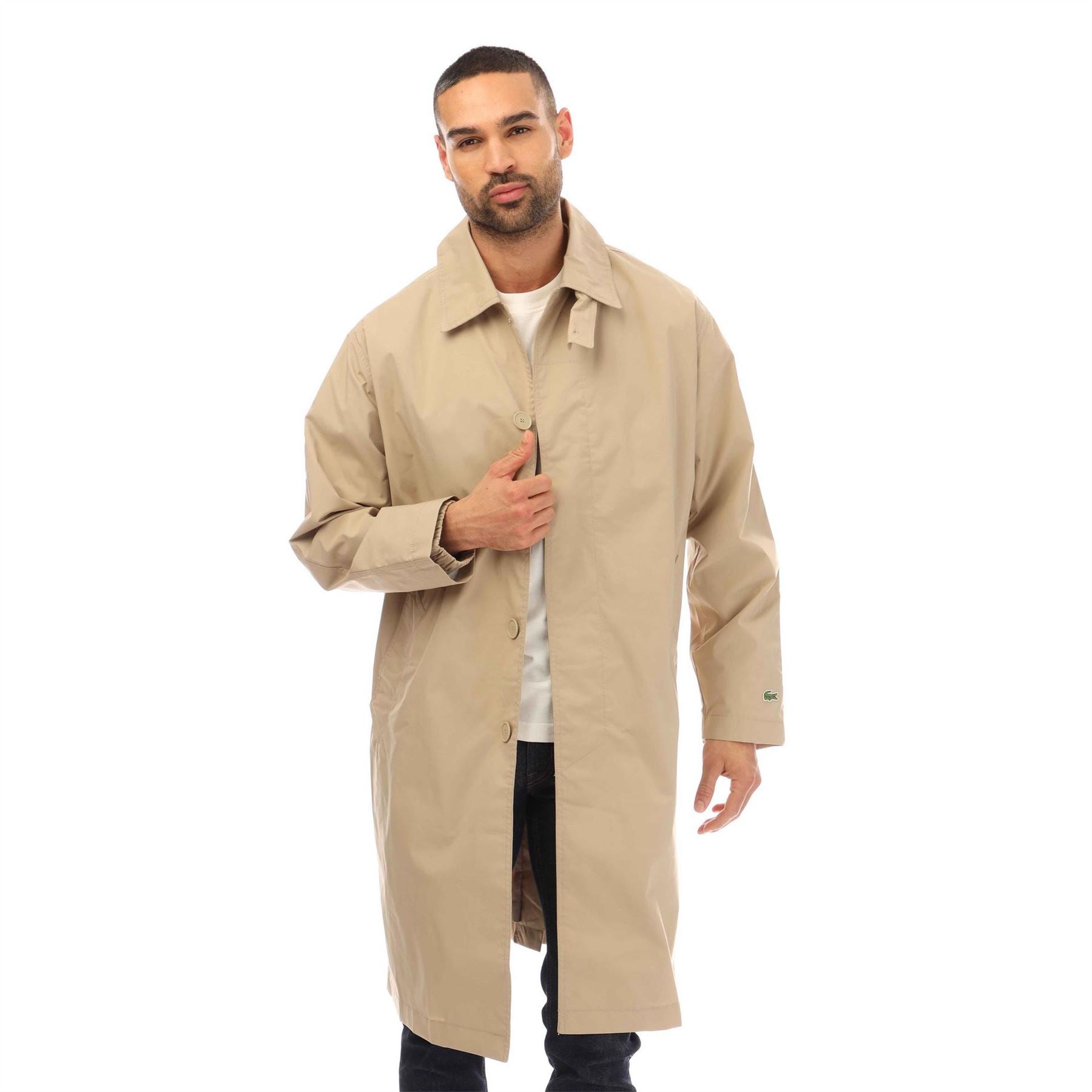 Lacoste Belt Fastening Trench Coat