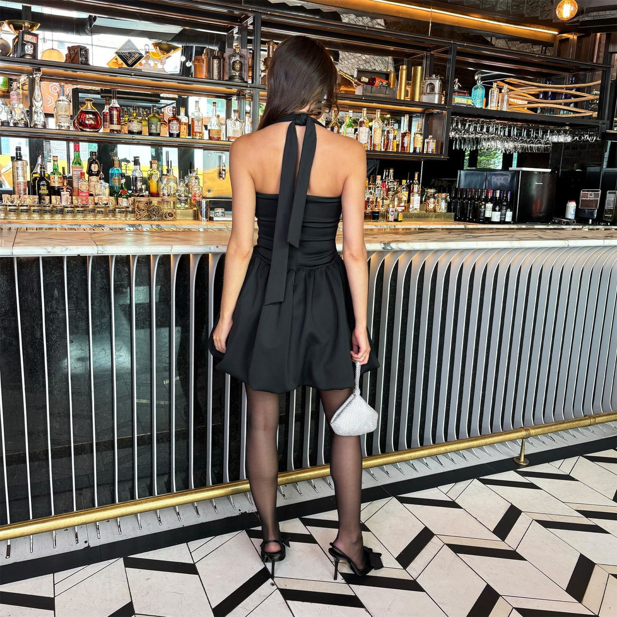 AX Paris Halter Neck Bubble Dress
