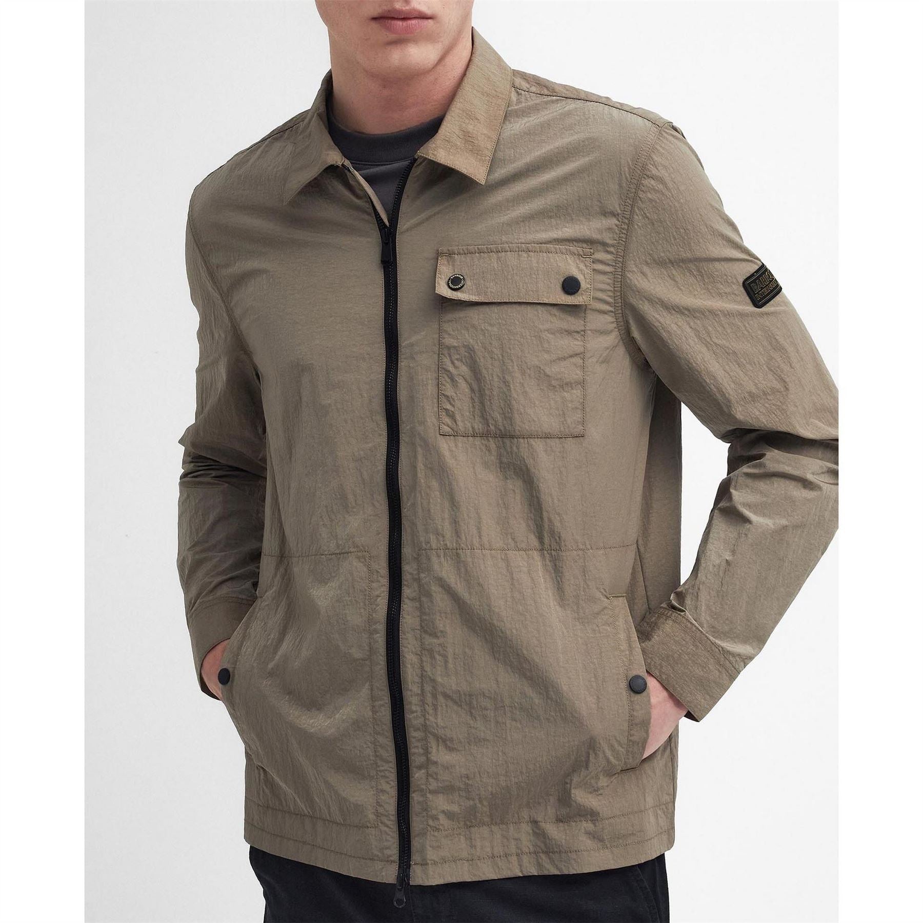 Barbour International Inline Zip Through Overshirt