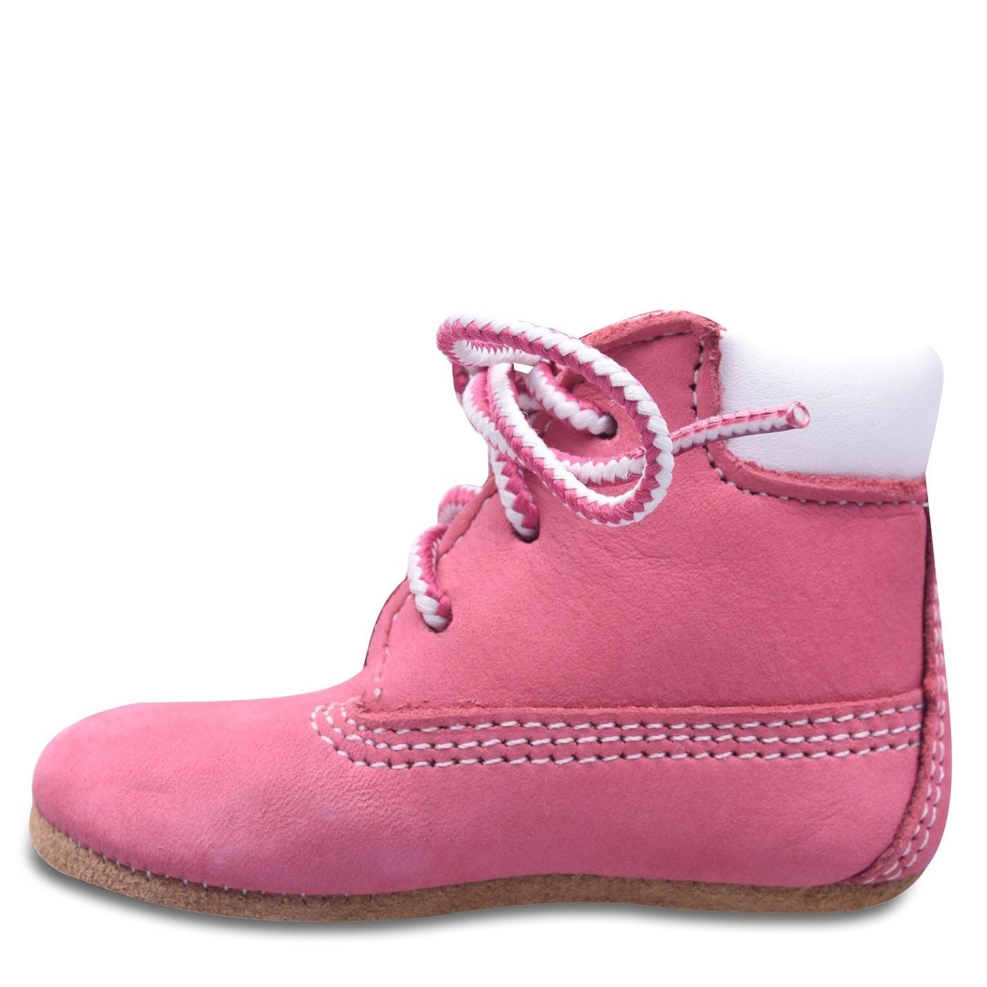 Timberland Mid Lace Up Pink Chukka Boots