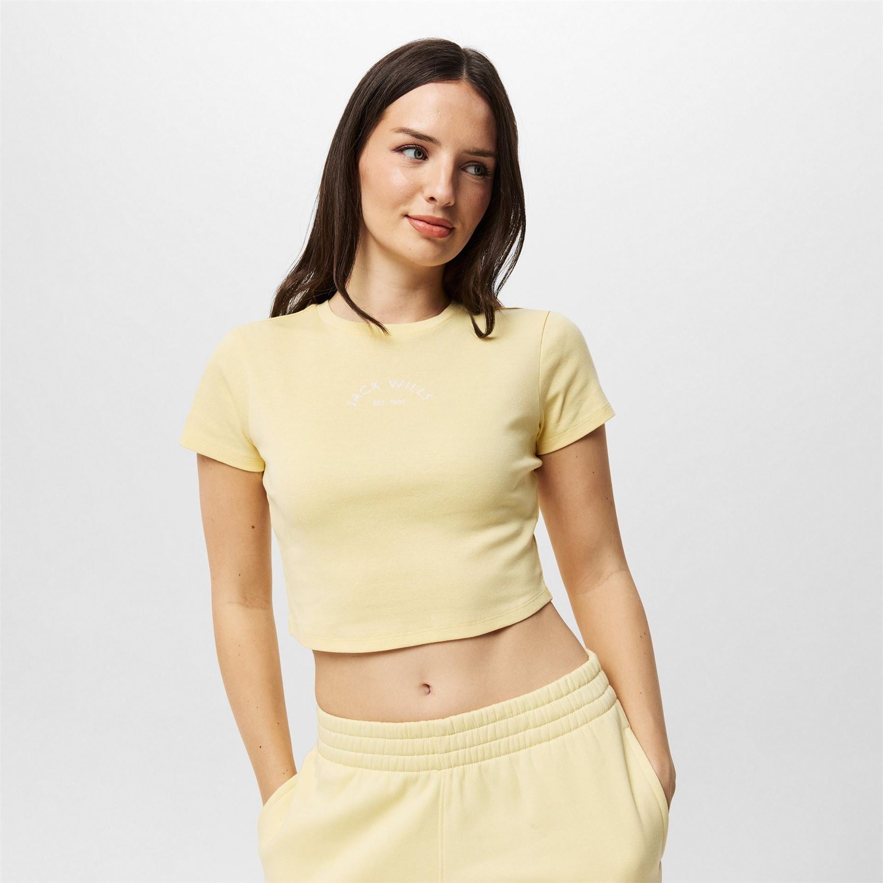 Jack Wills Cropped Baby Tee Ladies