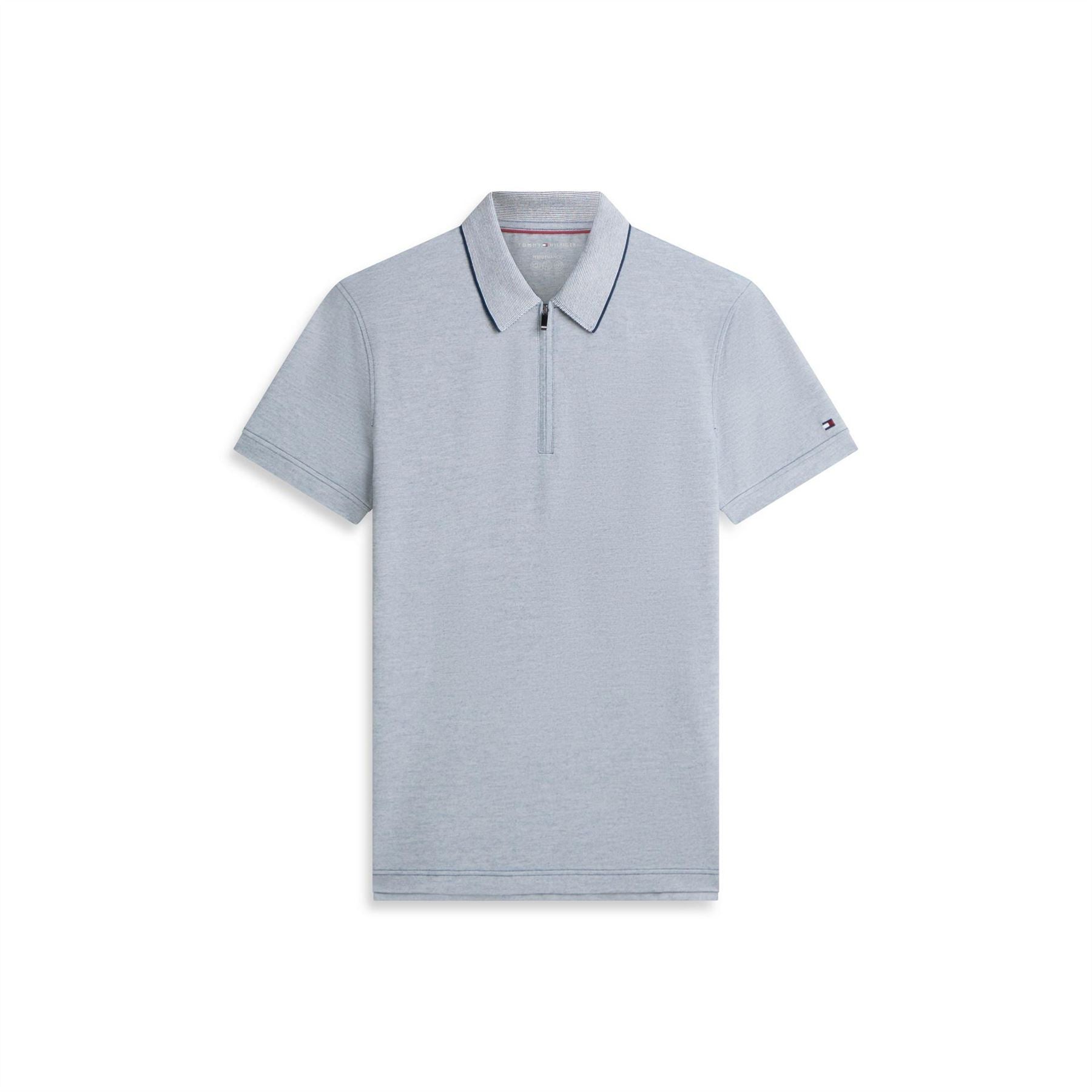 Tommy Hilfiger Dc Zipped Short Sleeve Polo Shirt
