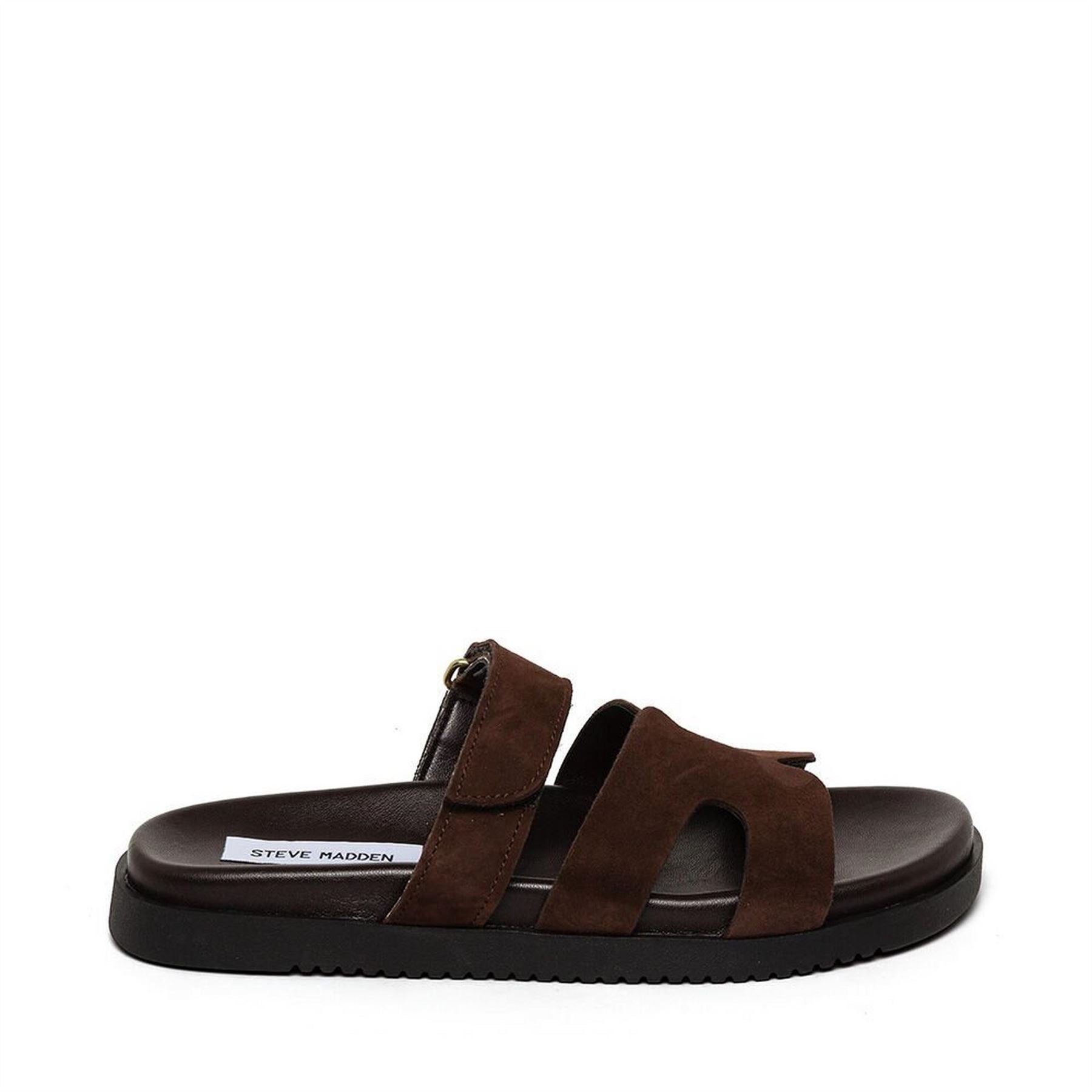Steve Madden Textured Open Toe Slide Sandals