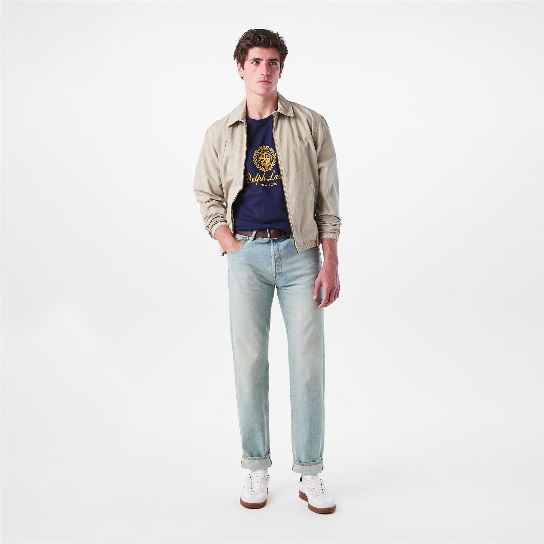 Polo Ralph Lauren Crest Logo Print Regular Fit Crew Neck T-Shirt