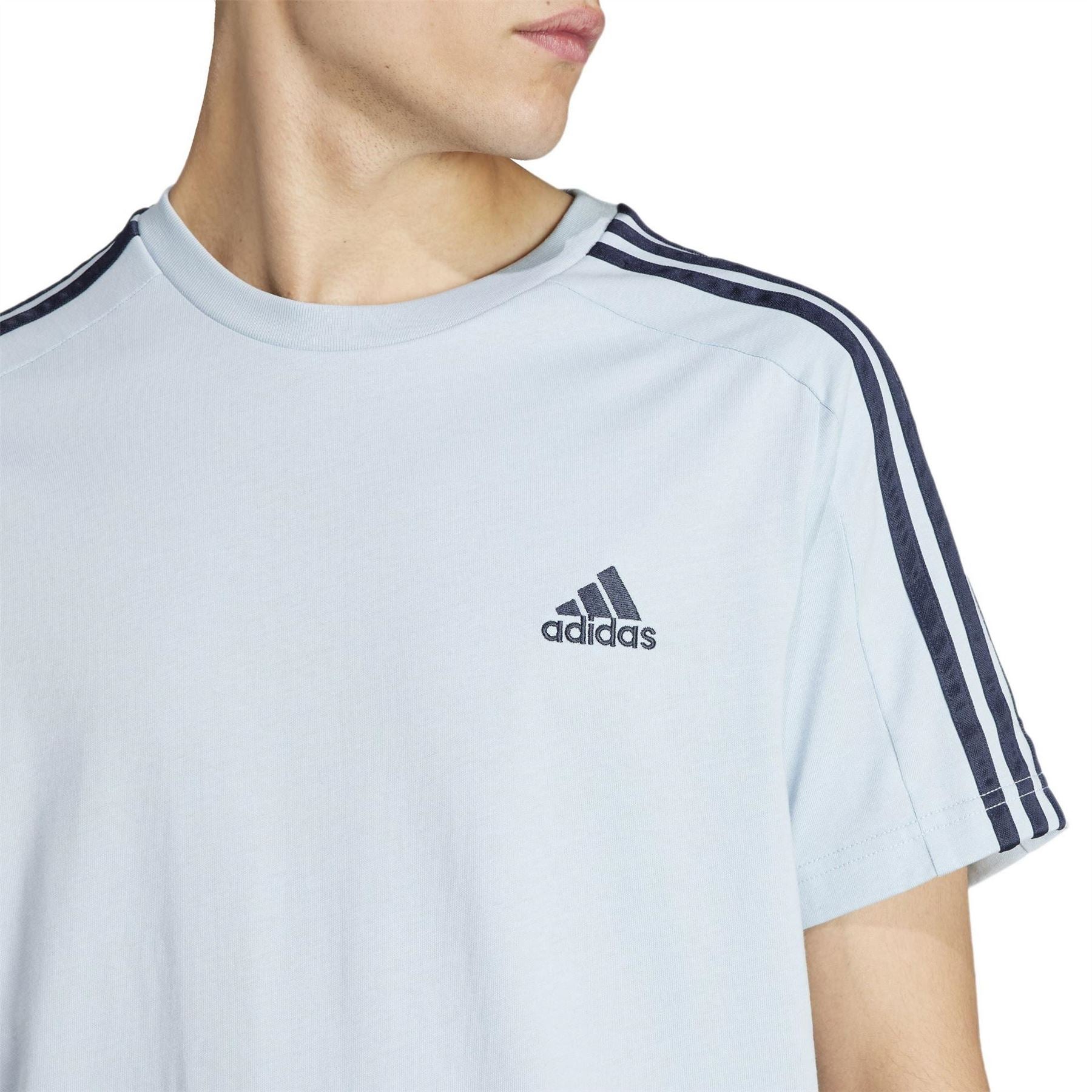 adidas Mens 3 Stripes T-Shirt