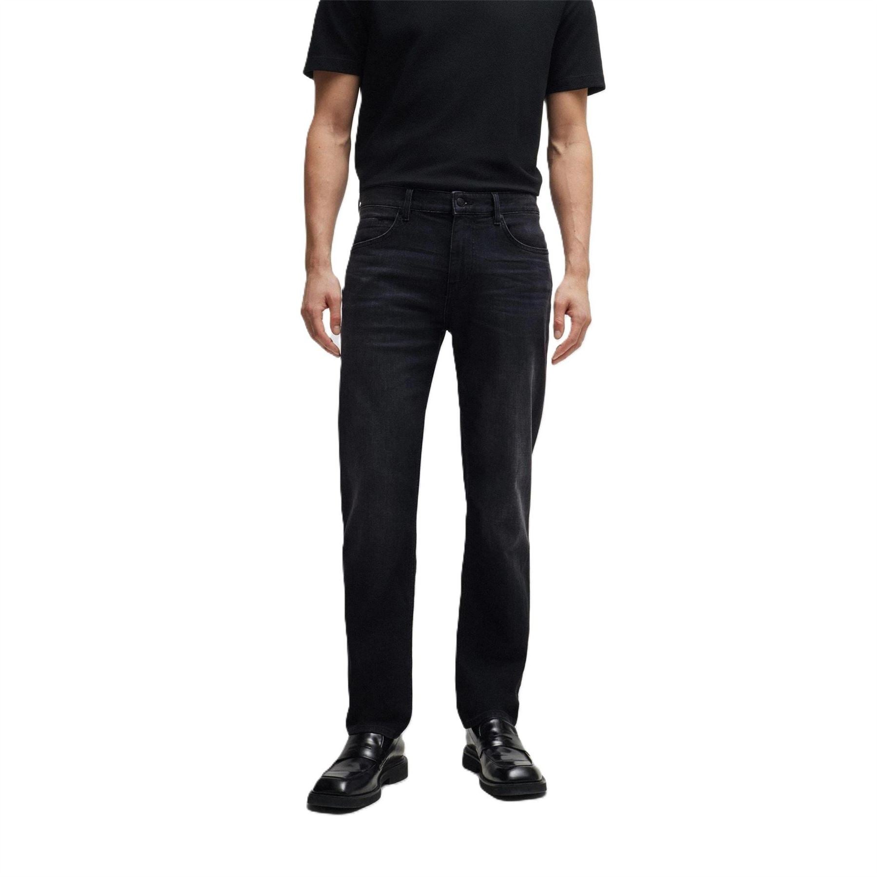 Boss Mid Rise Slim Fit Five Pocket Jeans