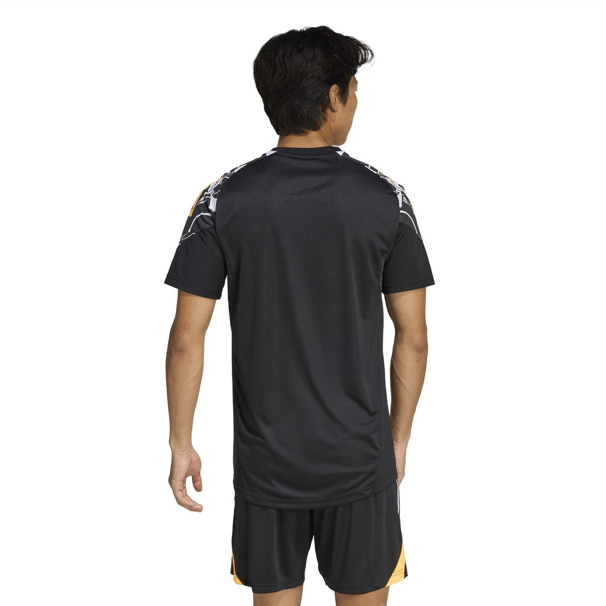 adidas Mens Blacks X Marvel Performance T-Shirt