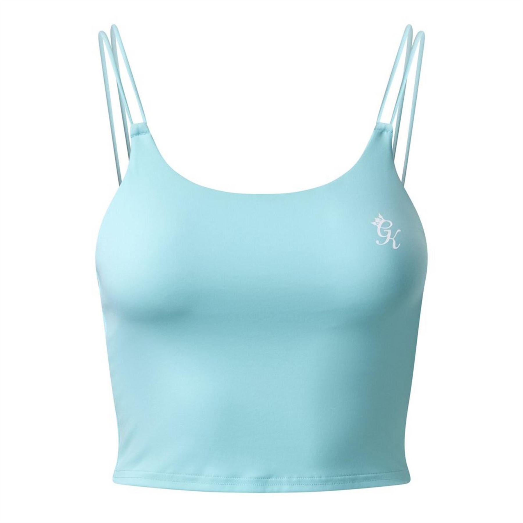 Gym King King 365 Long Line Tank   Pale Turquoise
